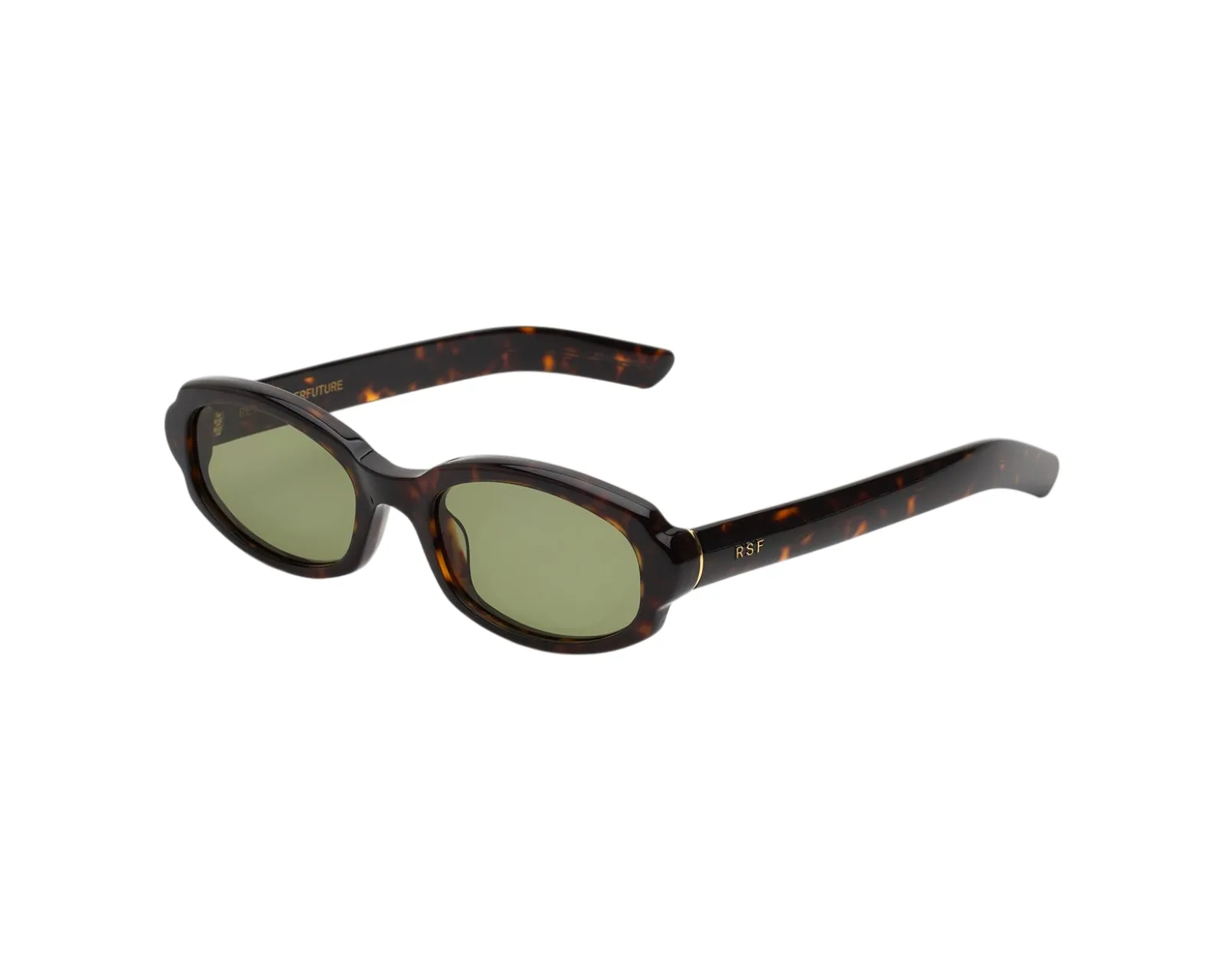 Retrosuperfuture XS6 ESATTO 3627 Occhiali da sole Acetato Havana Verde Rotonda Normale - immagine 1