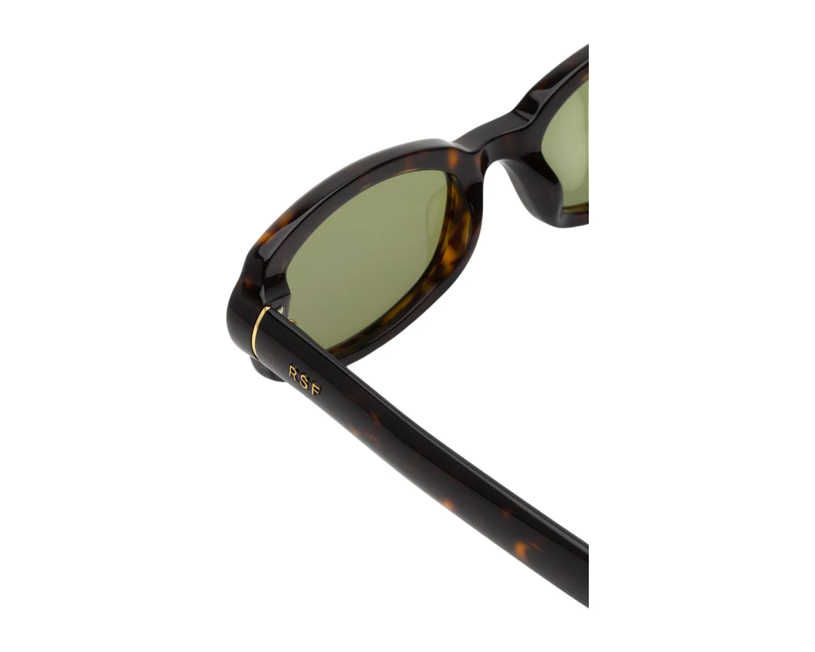 Retrosuperfuture XS6 ESATTO 3627 Occhiali da sole Acetato Havana Verde Rotonda Normale - immagine 3