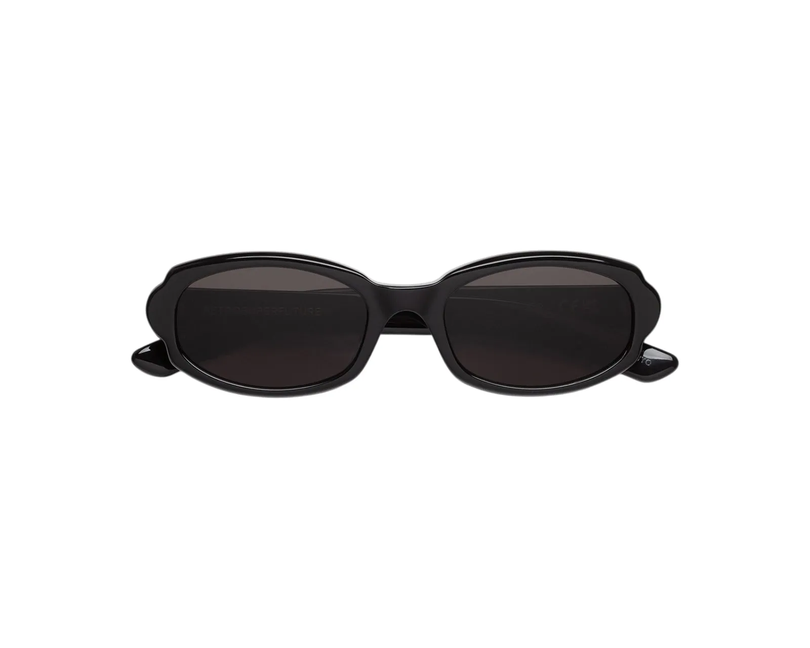 Retrosuperfuture HFO ESATTO BLACK Occhiali da sole Acetato Nero Nero Rotonda Normale - immagine 2