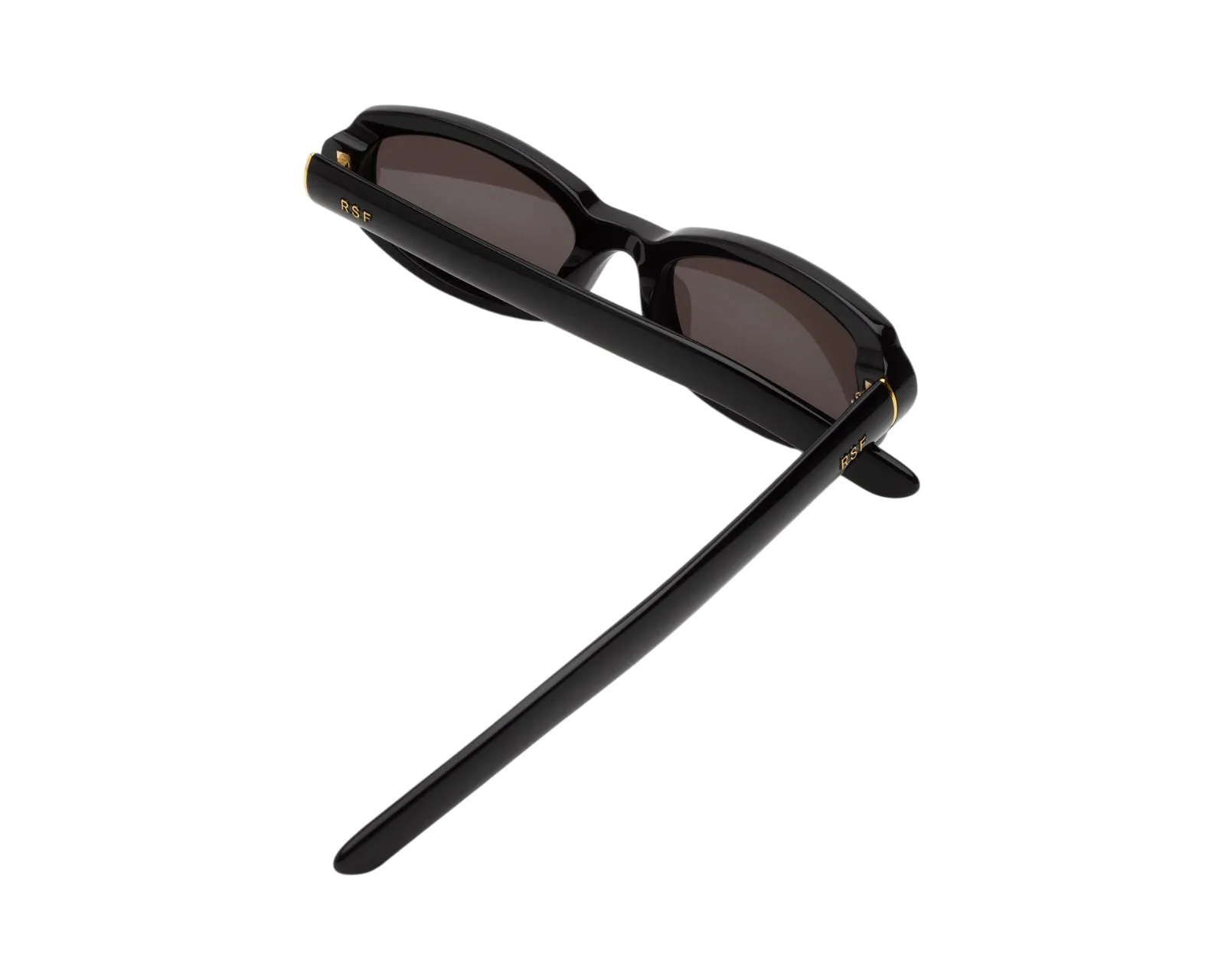 Retrosuperfuture HFO ESATTO BLACK Occhiali da sole Acetato Nero Nero Rotonda Normale - immagine 3