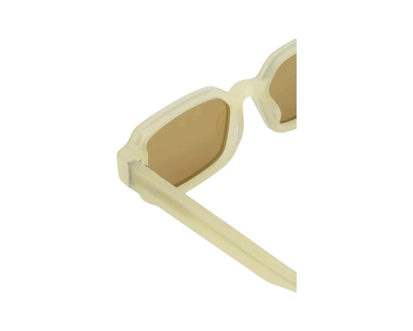 Retrosuperfuture NVA CARINO CANARINO Occhiali da sole Acetato Giallo Marrone Squadrata Normale - immagine 3