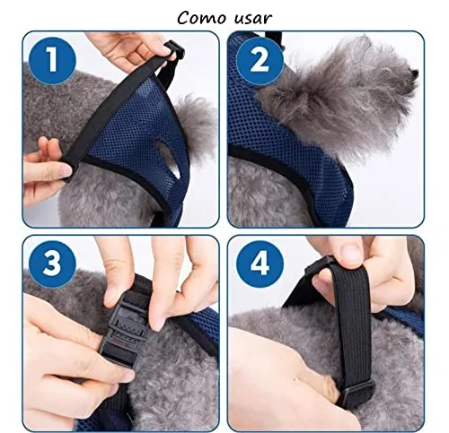Voarge Pannolini per cani, pantaloni sanitari per cani con 3 asciugamani sanitari, mutandine protettive lavabili mutandine igieniche per cani femmine (nero) XL - immagine 7