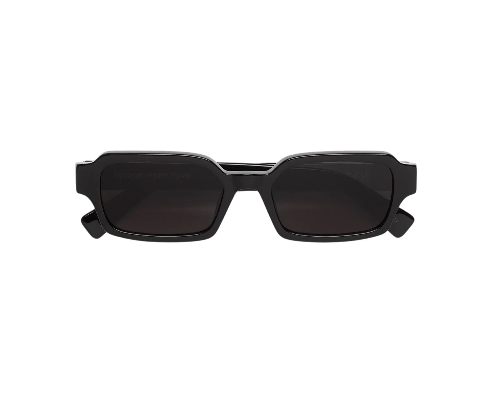 Retrosuperfuture QYV CARINO BLACK Occhiali da sole Acetato Nero Nero Squadrata Normale - immagine 2