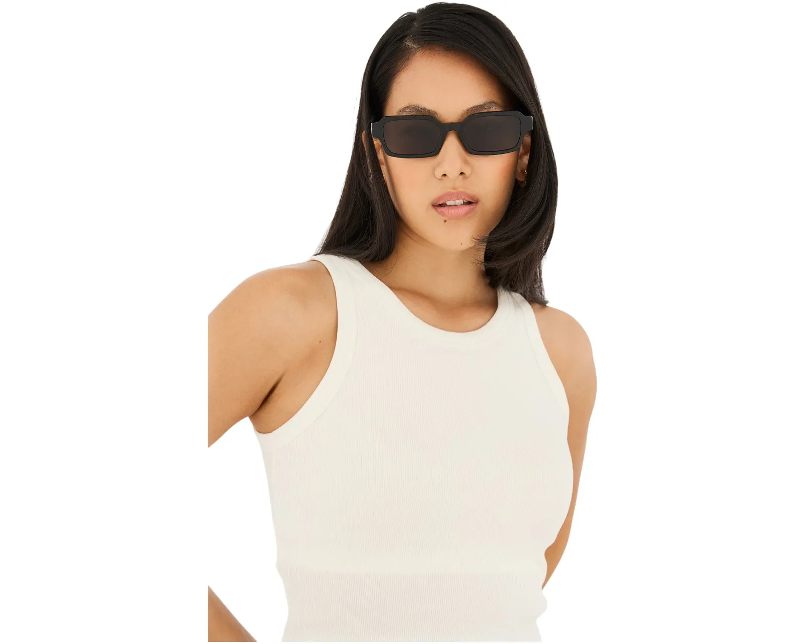 Retrosuperfuture QYV CARINO BLACK Occhiali da sole Acetato Nero Nero Squadrata Normale - immagine 4