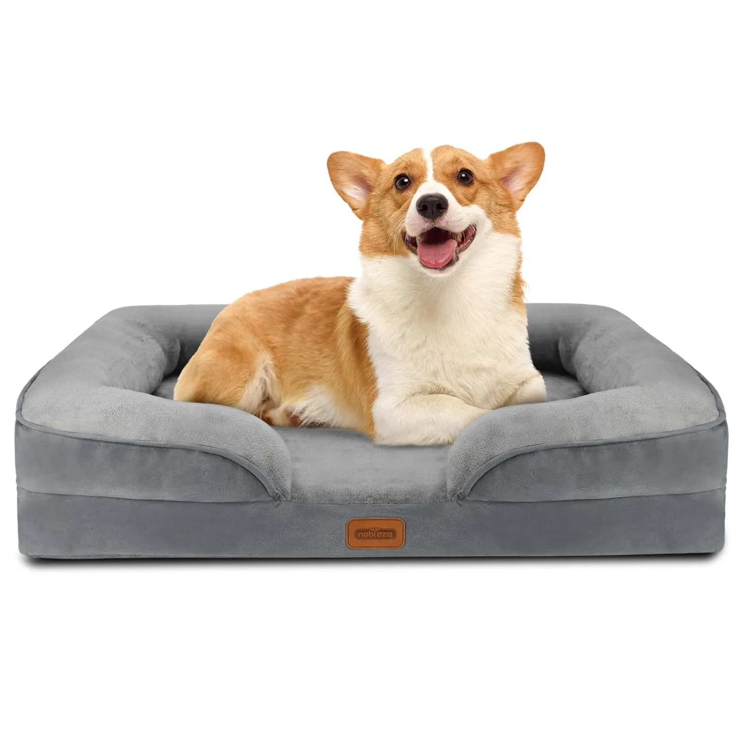 Nobleza Cuccia Cane Interno Taglia Media, 89x63x17cm, Cuscino per Cani Grandi Impermeabile, Cuccia Ortopedica per Cani Grandi, Lettino per Cane Sfoderabile e Lavabile - immagine 1