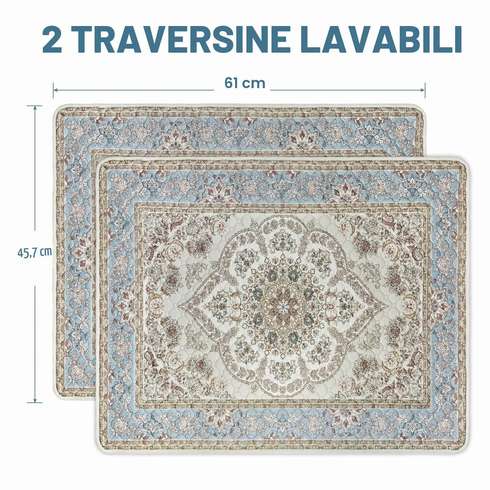 YOSEPATI Tappetini lavabili per cani, 2 tappetini con feromoni, 60x45 cm - immagine 2