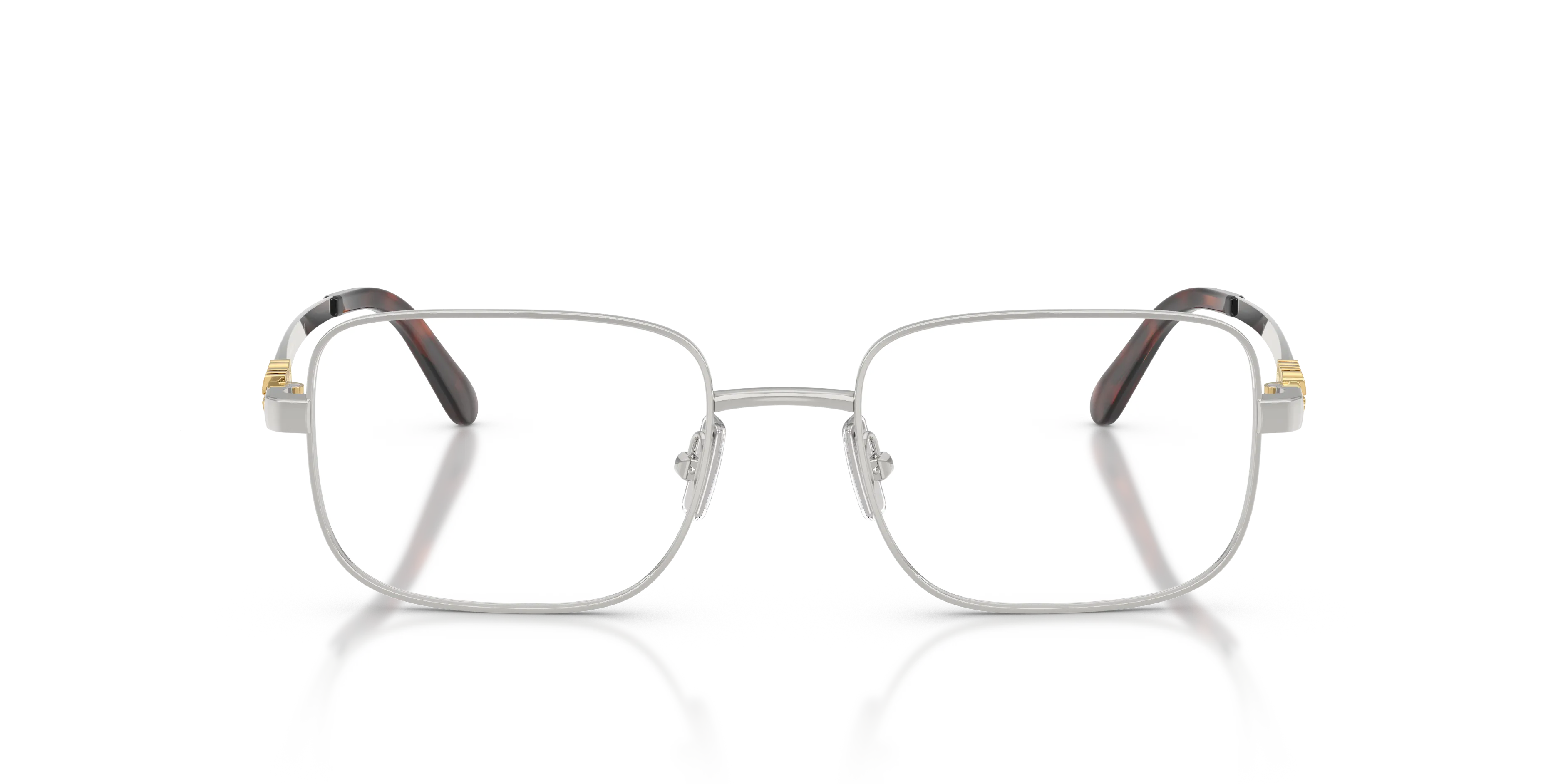 Miu Miu MU 51ZV 1BC1O1 Montature da vista Metallo Argento Trasparente Squadrata Normale - immagine 3