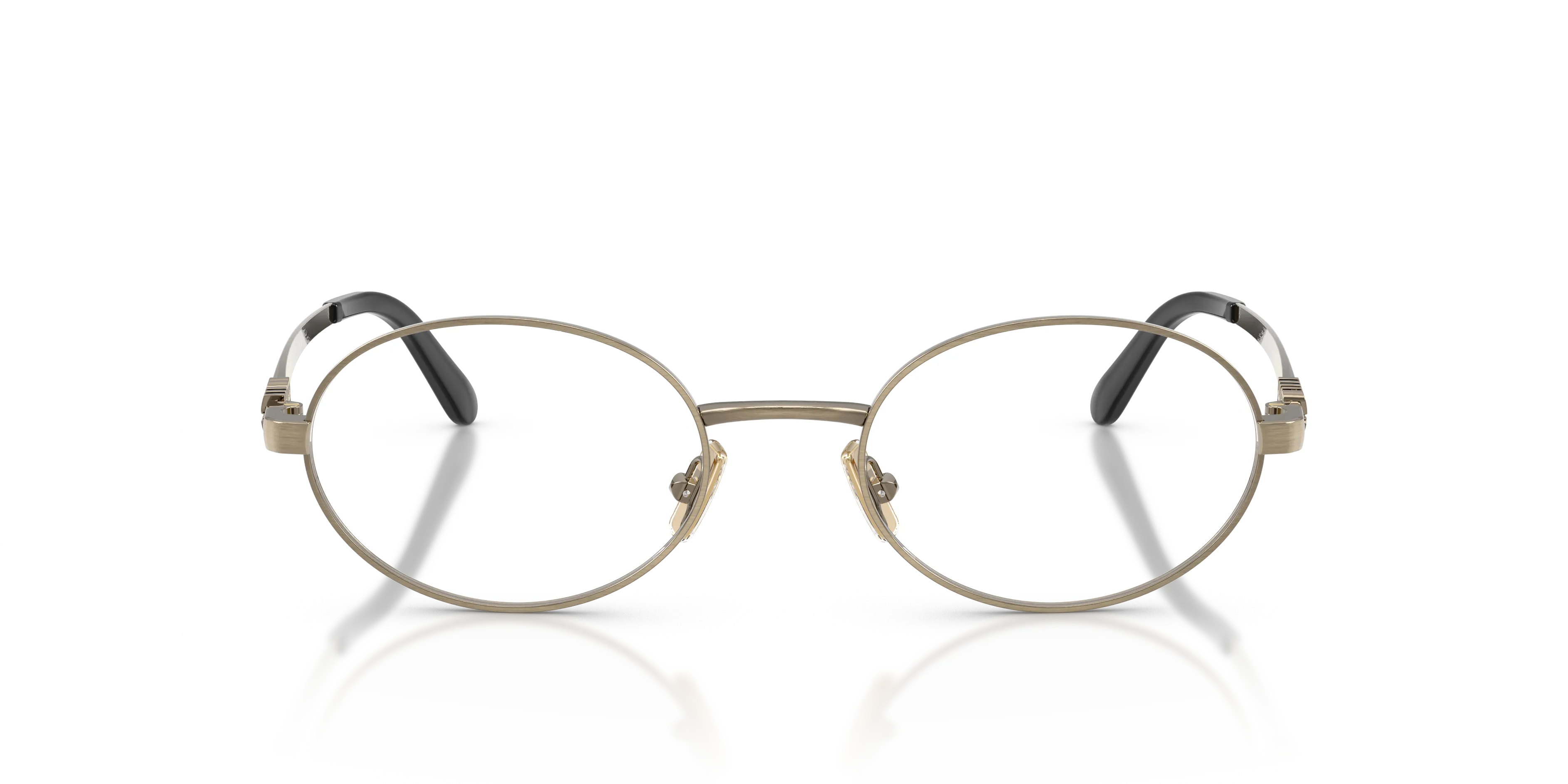 Miu Miu MU 50ZV 26C1O1 Montature da vista Metallo Oro Trasparente Rotonda Normale - immagine 3