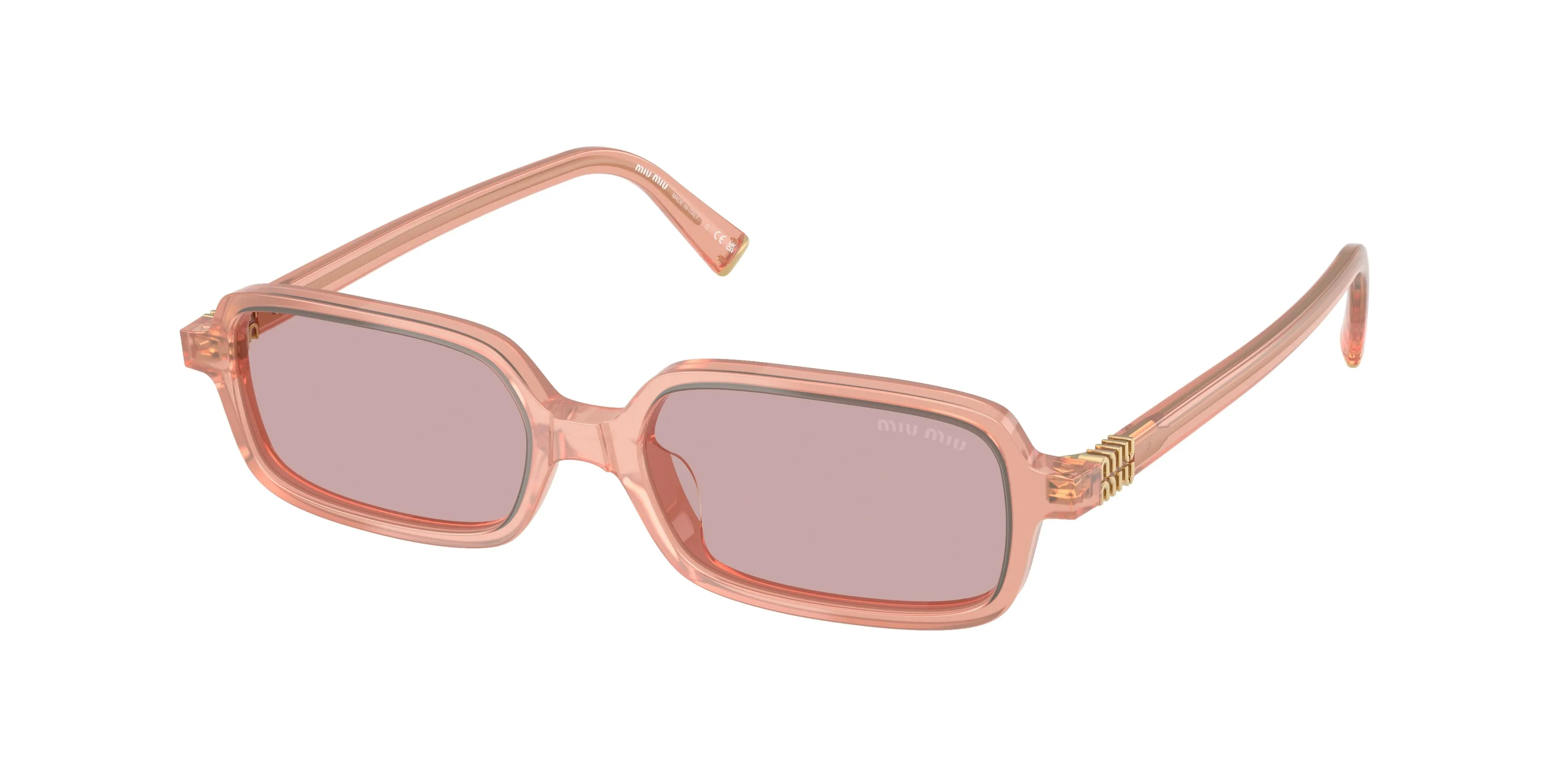 Miu Miu MU 11ZS 20I60V Occhiali da sole Acetato Rosa Rosa Squadrata Normale - immagine 1