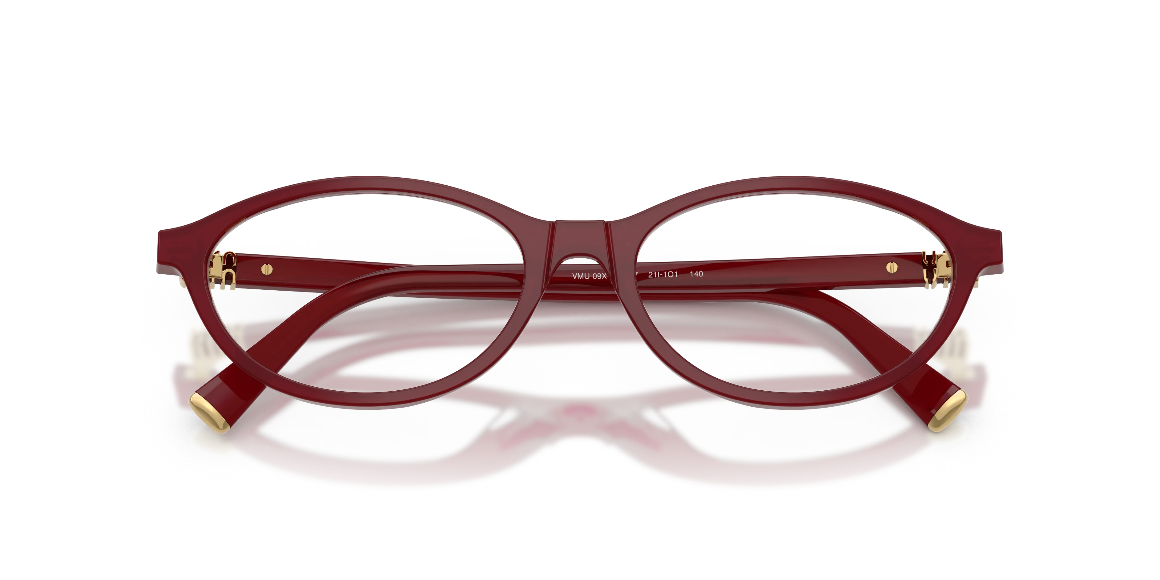 Miu Miu MU 09XV 21I1O1 Montature da vista Acetato Viola Trasparente Rotonda Normale - immagine 2