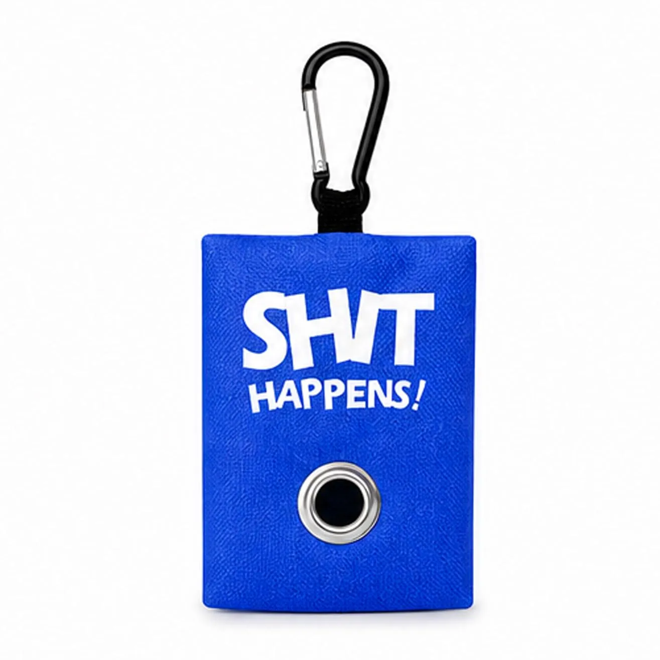 Portabustine feci cane, Dispenser per Sacchetti di Rifiuti per cani, per Guinzaglio, Porta Sacchetti per Rifiuti per Cani, con Clip in Metallo porta sacchetti cane da guinzaglio (Celeste) - immagine 1