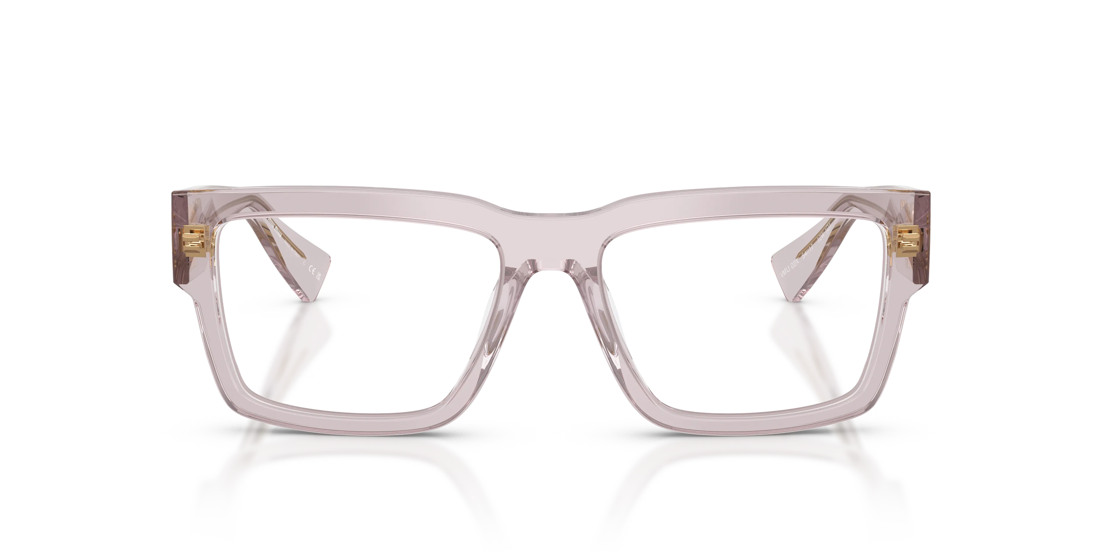 Miu Miu MU 02XV 12W1O1 Montature da vista Acetato Viola Trasparente Squadrata Normale - immagine 3