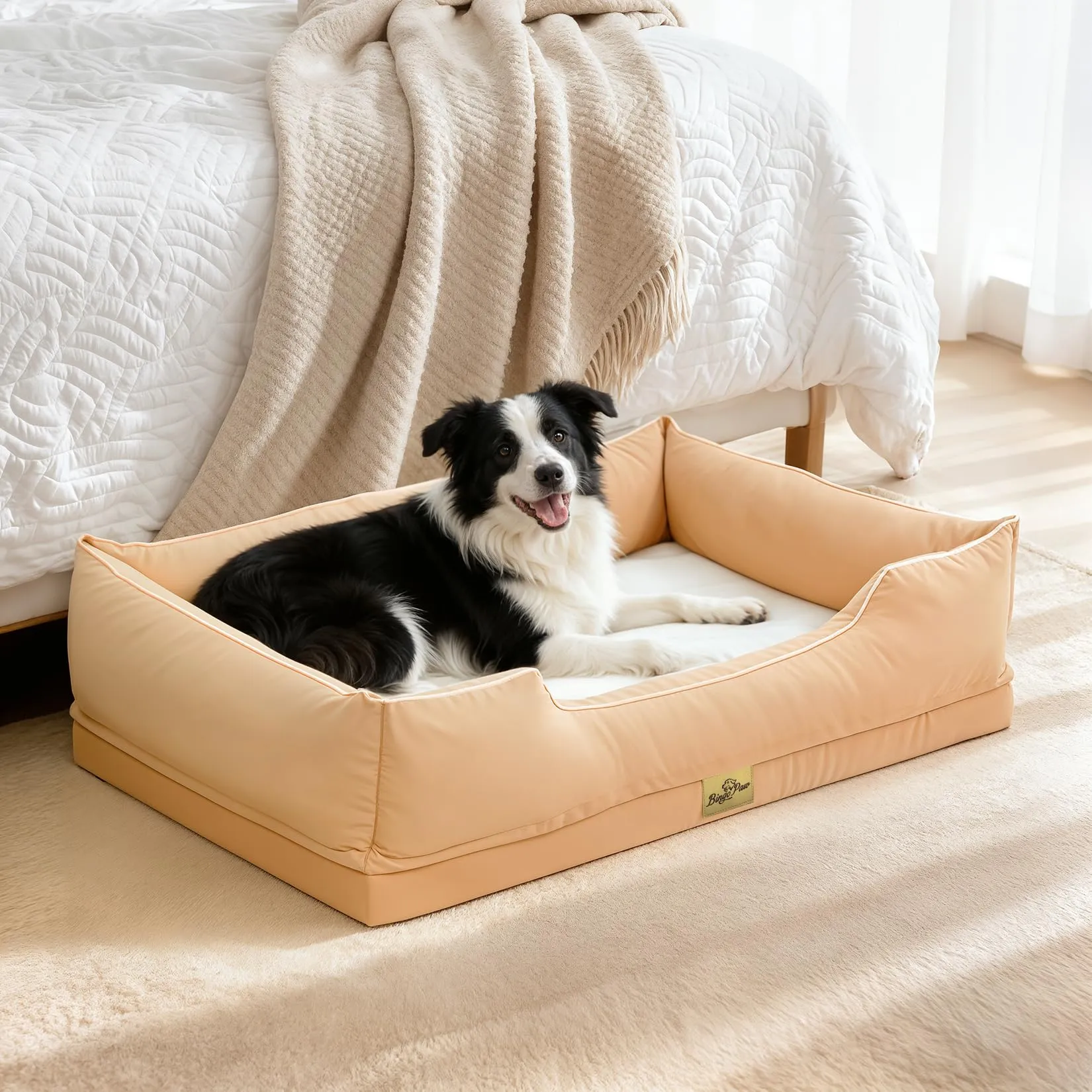 BingoPaw Sfoderabile Cuccia per Cani Interno Taglia Grande 105x75,5x21cm - immagine 1