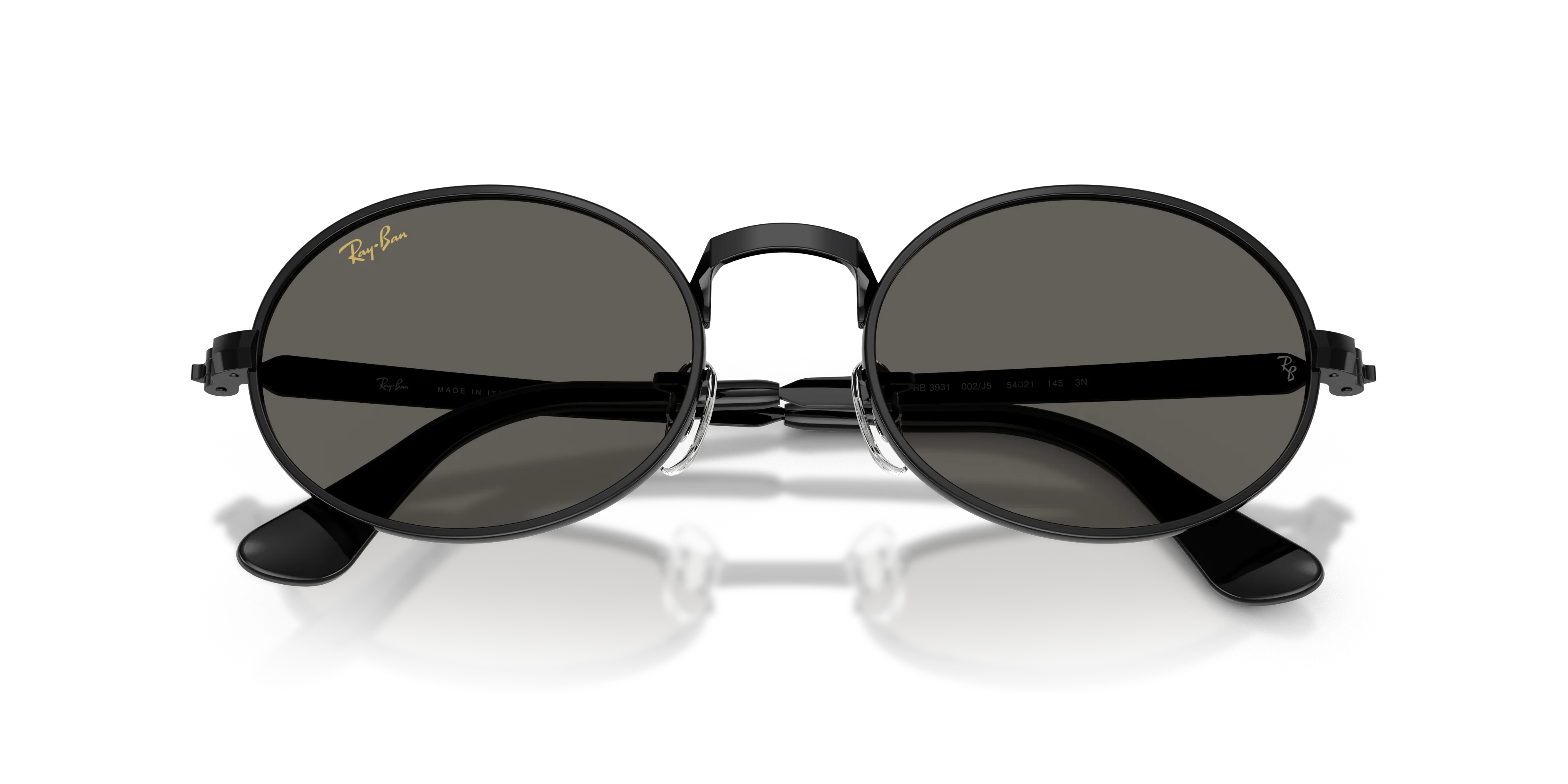 Ray - Ban A$AP Rocky RB3931 002/J5 Occhiali da sole Metallo Nero Grigio Pillow Normale - immagine 2