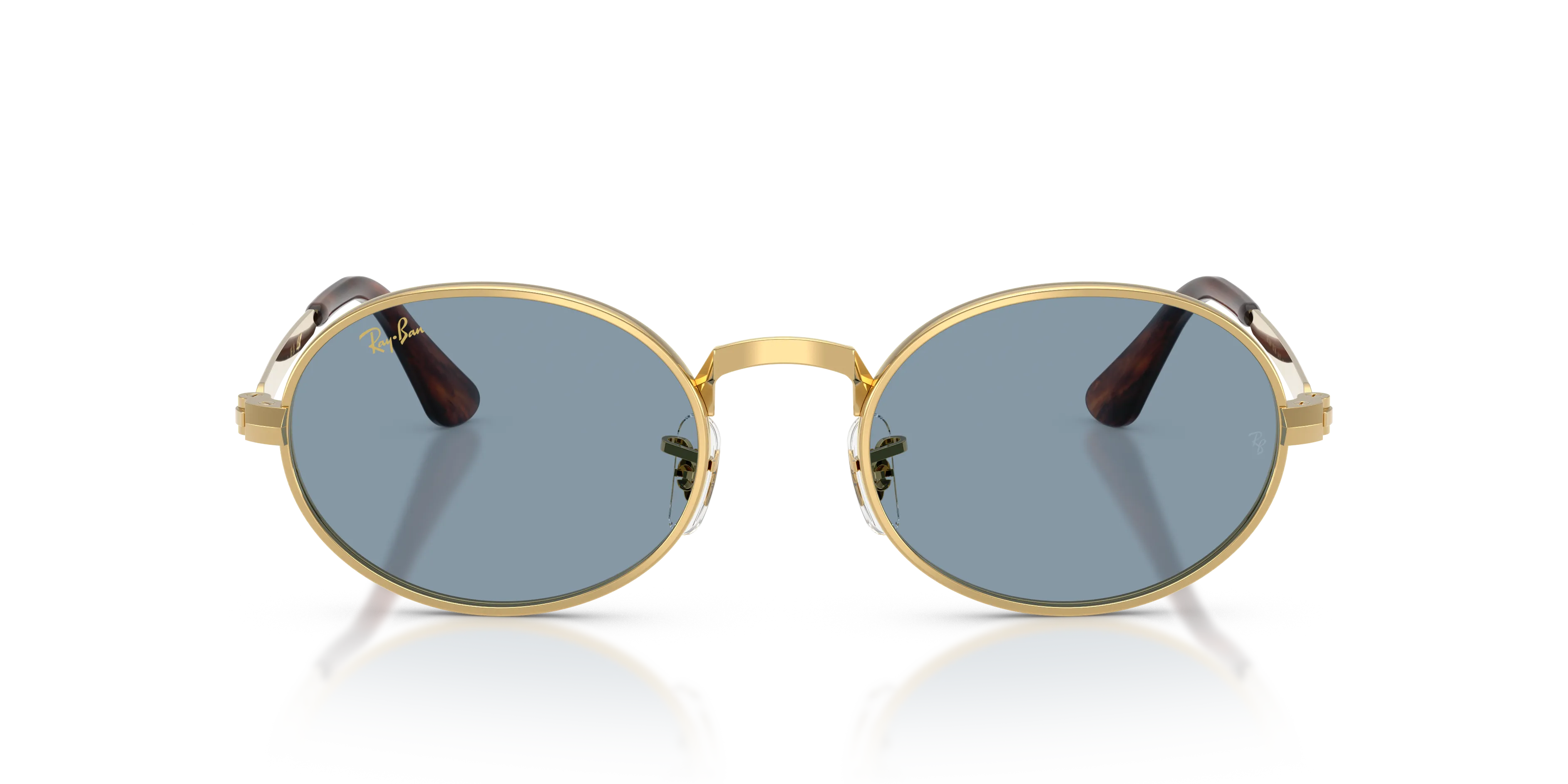 Ray - Ban A$AP Rocky RB3931 001/56 Occhiali da sole Metallo Oro Blu Pillow Normale - immagine 3