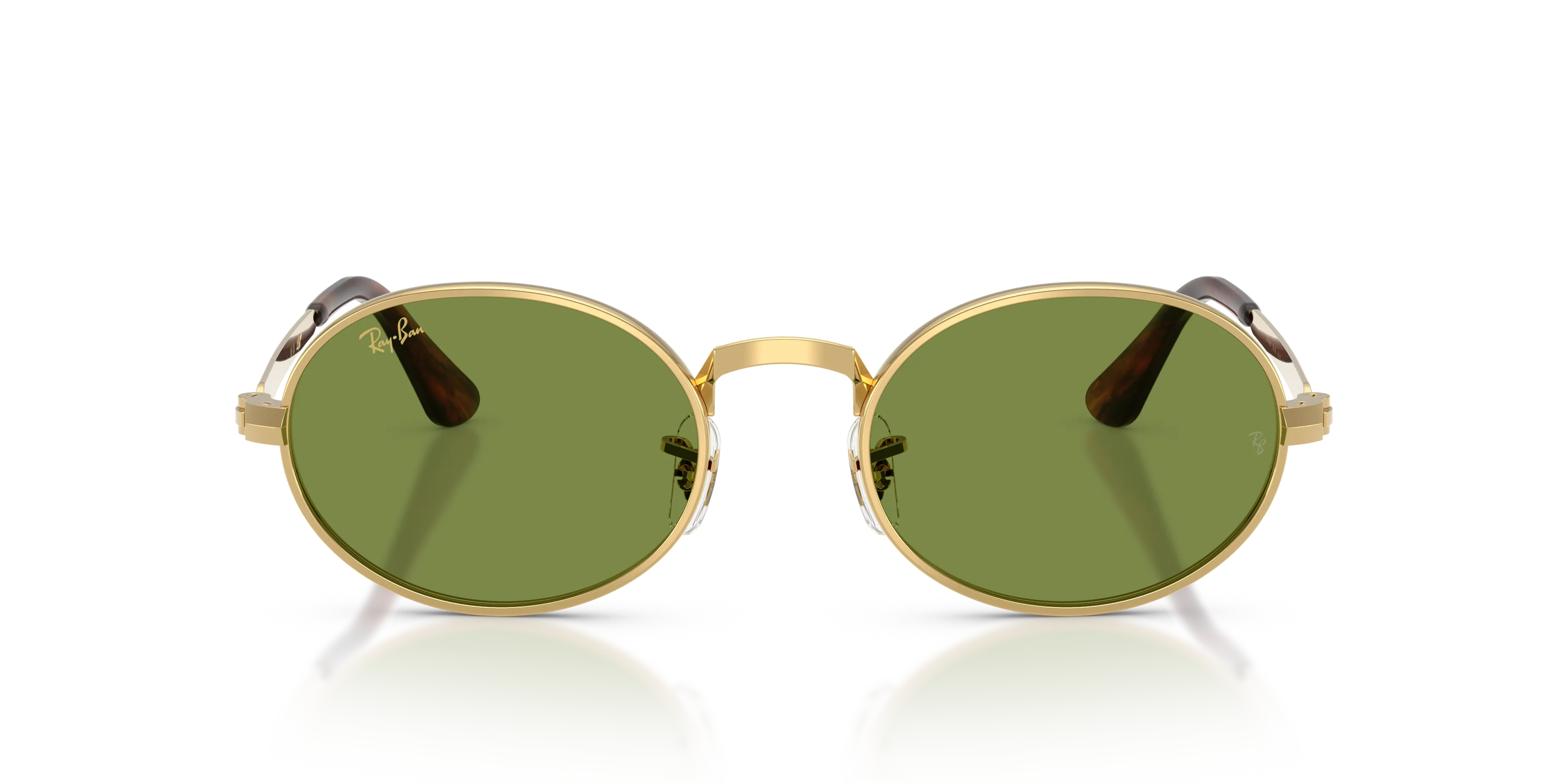 Ray - Ban A$AP Rocky RB3931 001/4E Occhiali da sole Metallo Oro Verde Pillow Normale - immagine 3