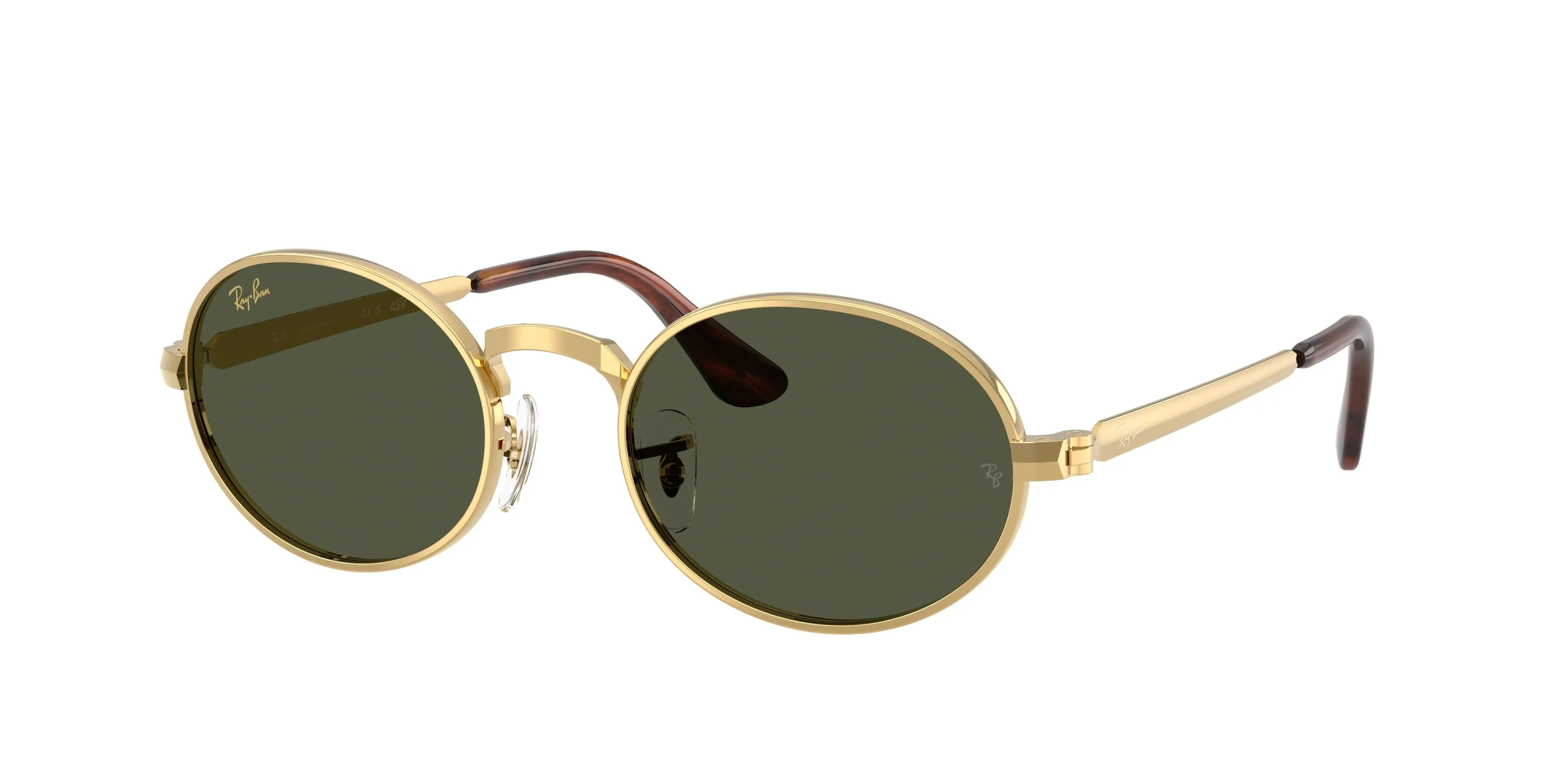 Ray - Ban A$AP Rocky RB3931 001/31 Occhiali da sole Metallo Oro Verde Pillow Normale - immagine 1