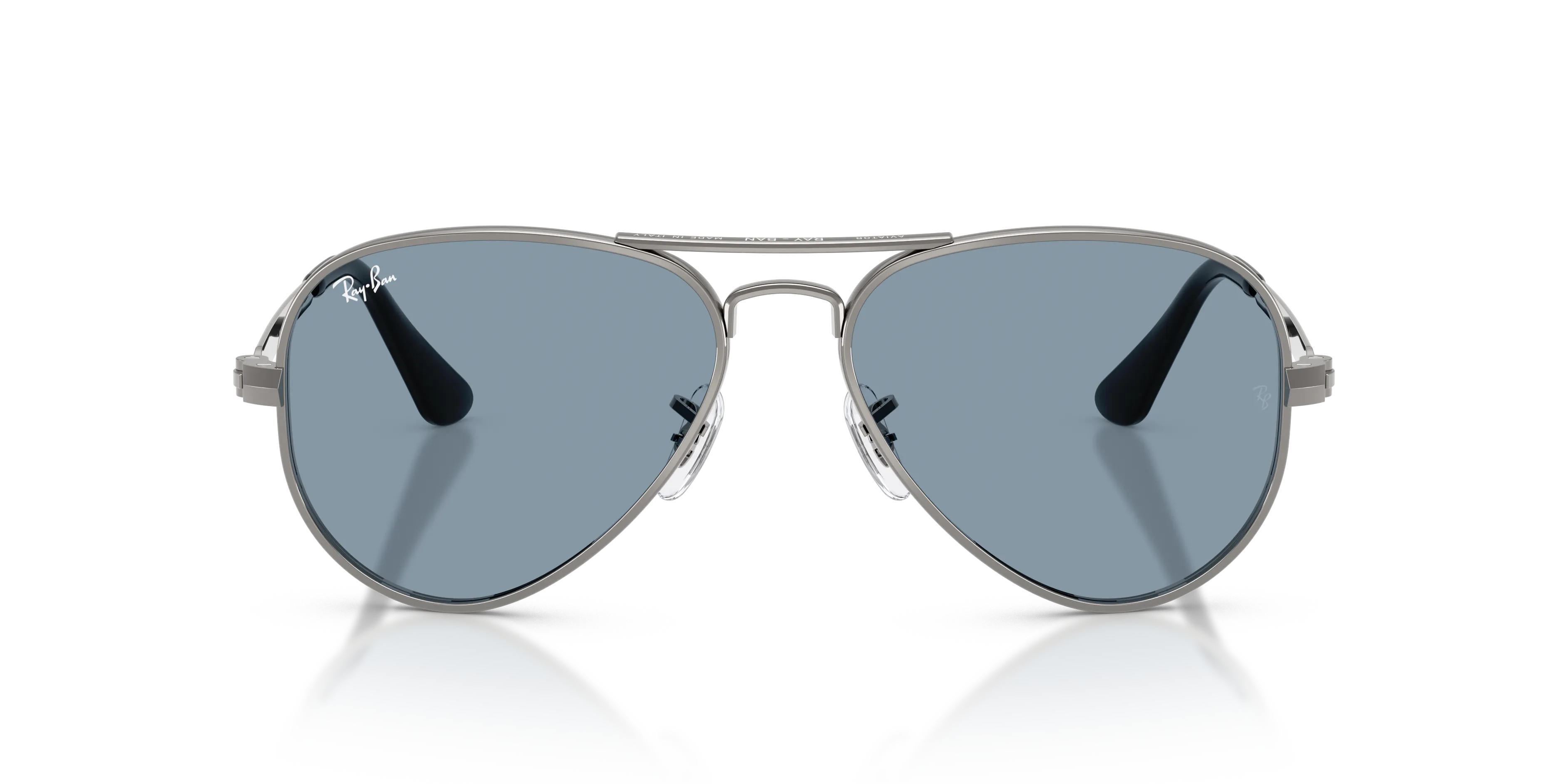 Ray - Ban RB3925 AVIATOR MAX 004/56 Occhiali da sole Metallo Grigio Blu Pilot Normale - immagine 3