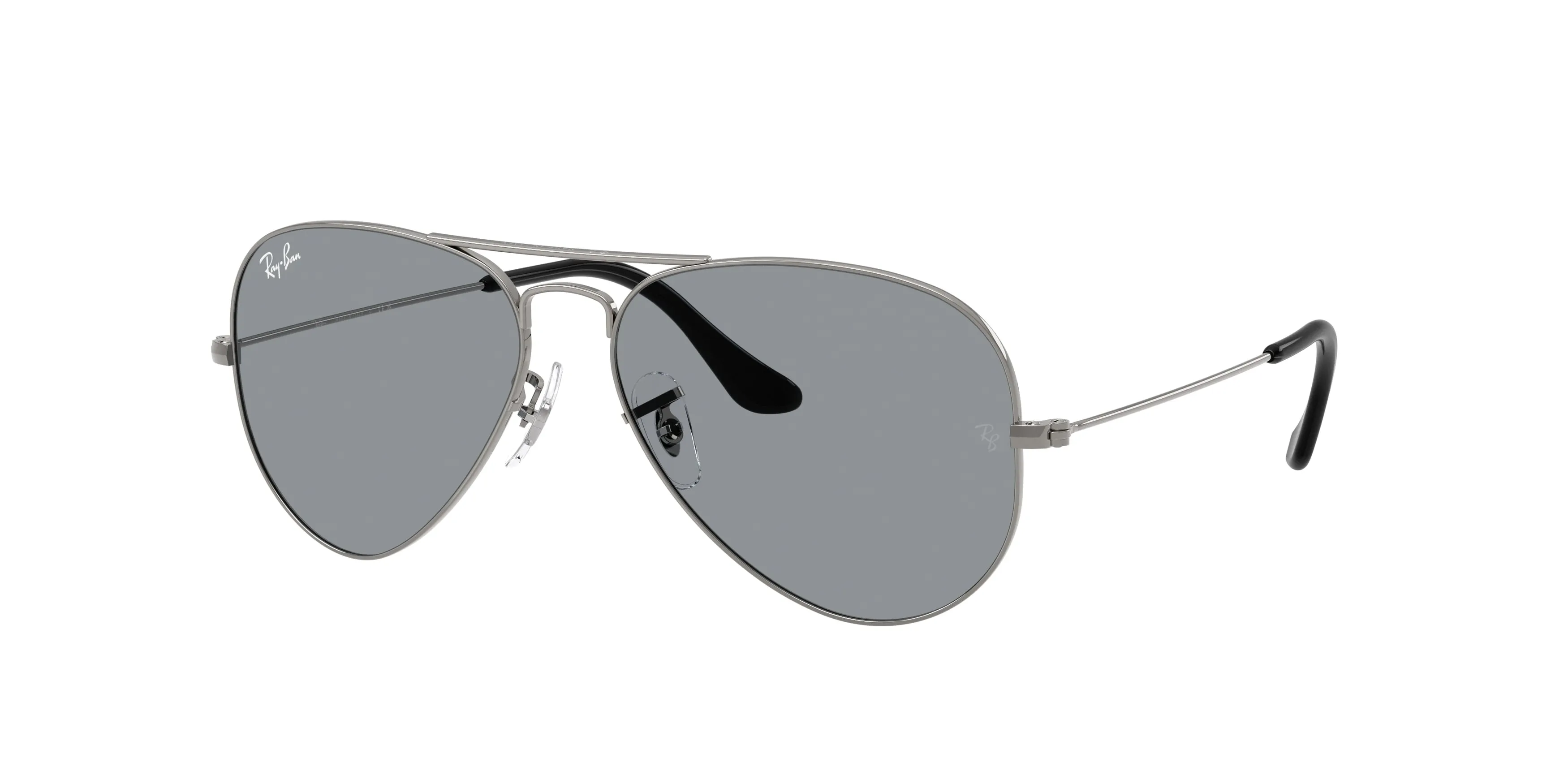 Ray - Ban RB3025 AVIATOR 004/R5 Occhiali da sole Metallo Grigio Grigio Pilot Normale - immagine 1