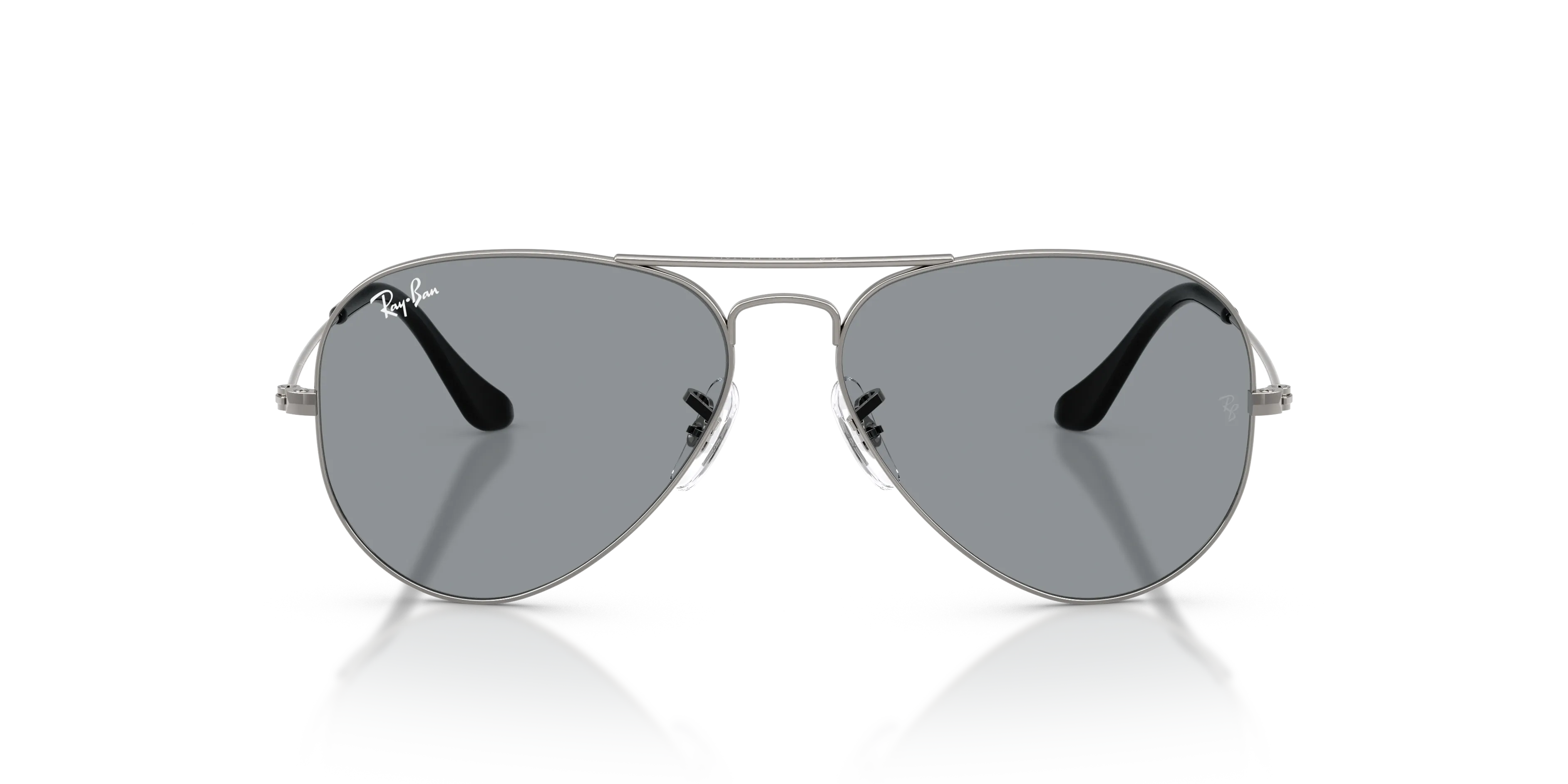 Ray - Ban RB3025 AVIATOR 004/R5 Occhiali da sole Metallo Grigio Grigio Pilot Normale - immagine 3