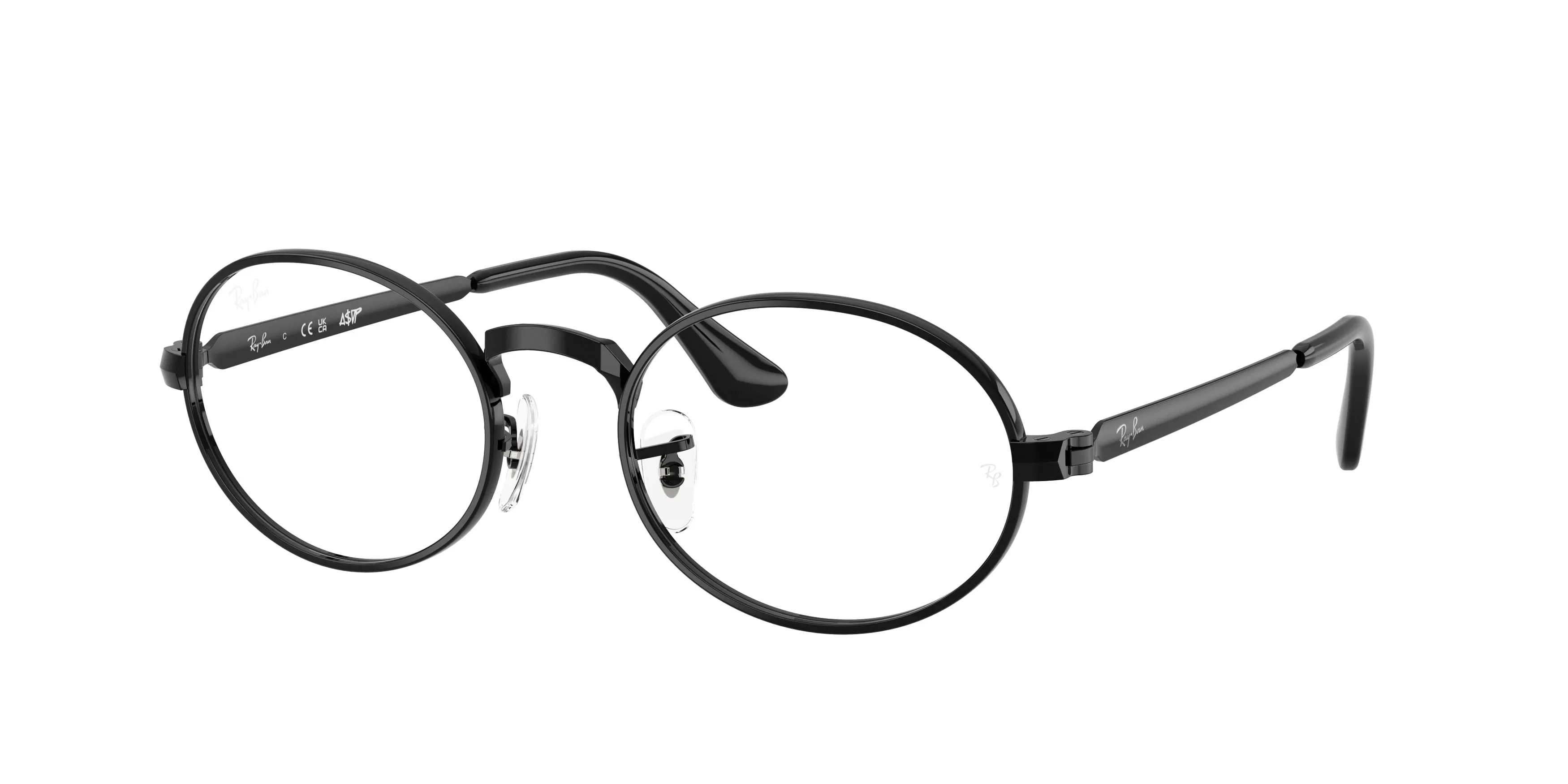 Ray - Ban RX3931V 2509 Montature da vista Metallo Nero Trasparente Rotonda Normale - immagine 1
