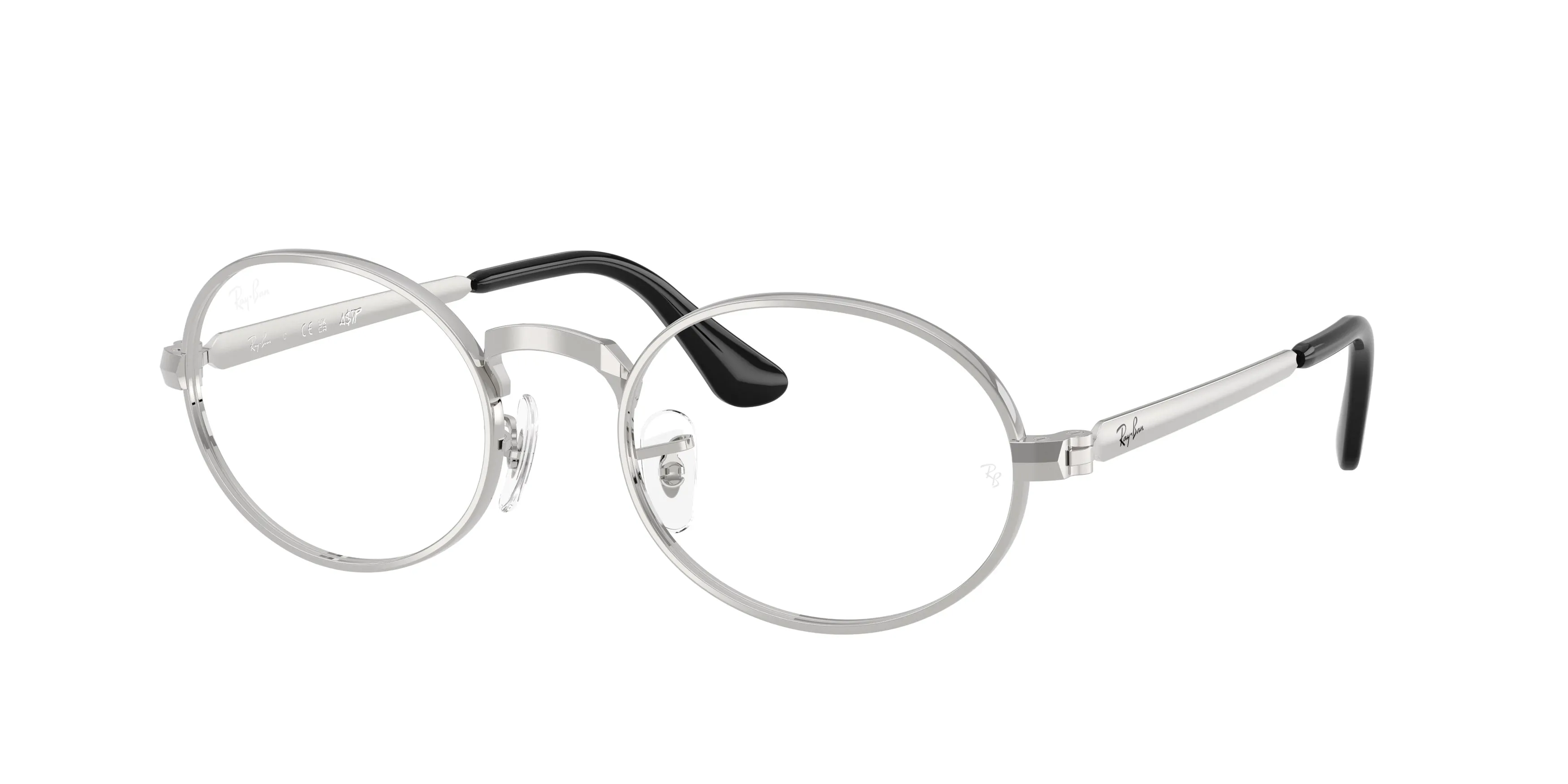 Ray - Ban RX3931V 2501 Montature da vista Metallo Argento Trasparente Rotonda Normale - immagine 1