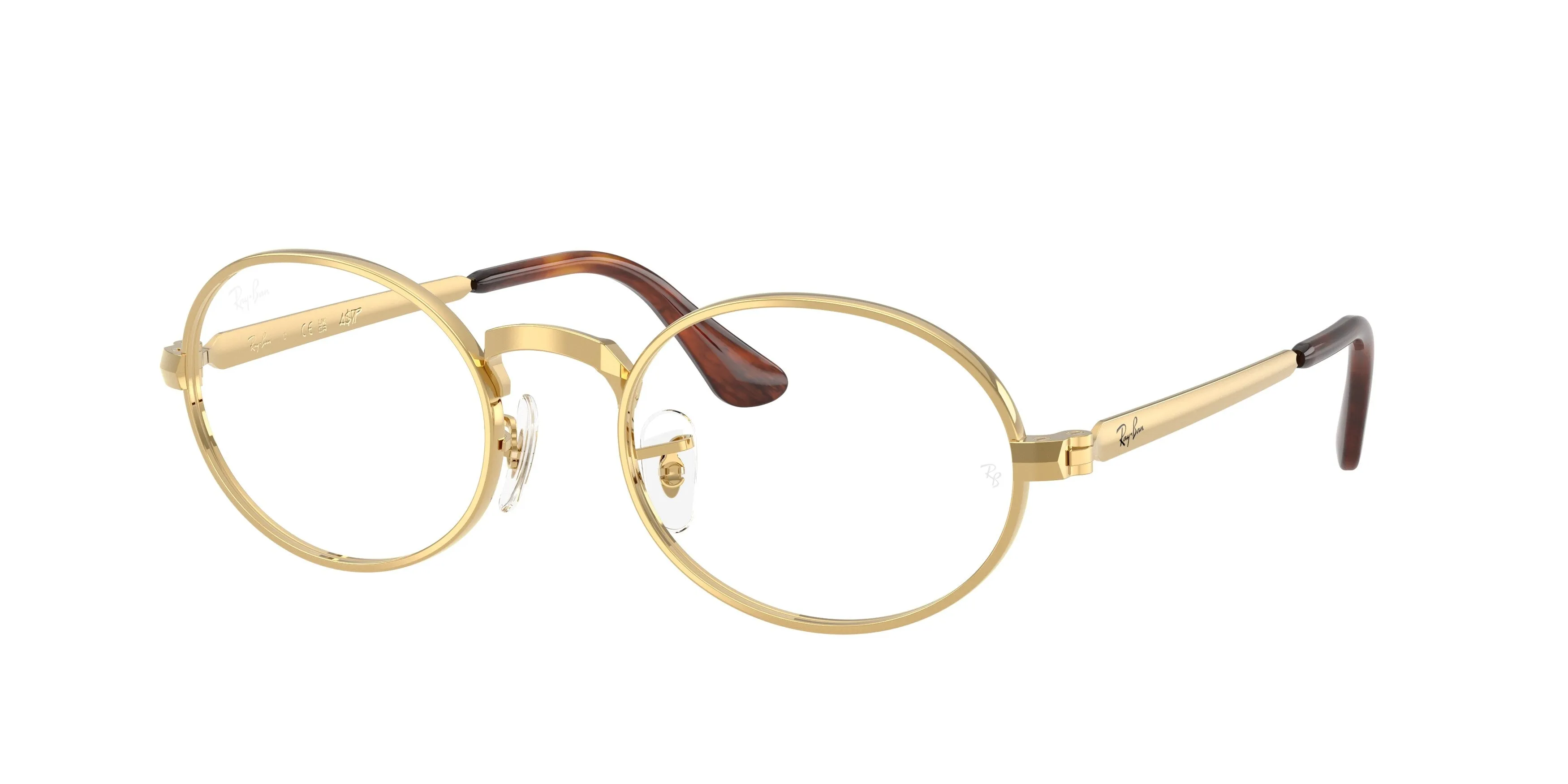 Ray - Ban RX3931V 2500 Montature da vista Metallo Oro Trasparente Rotonda Normale - immagine 1