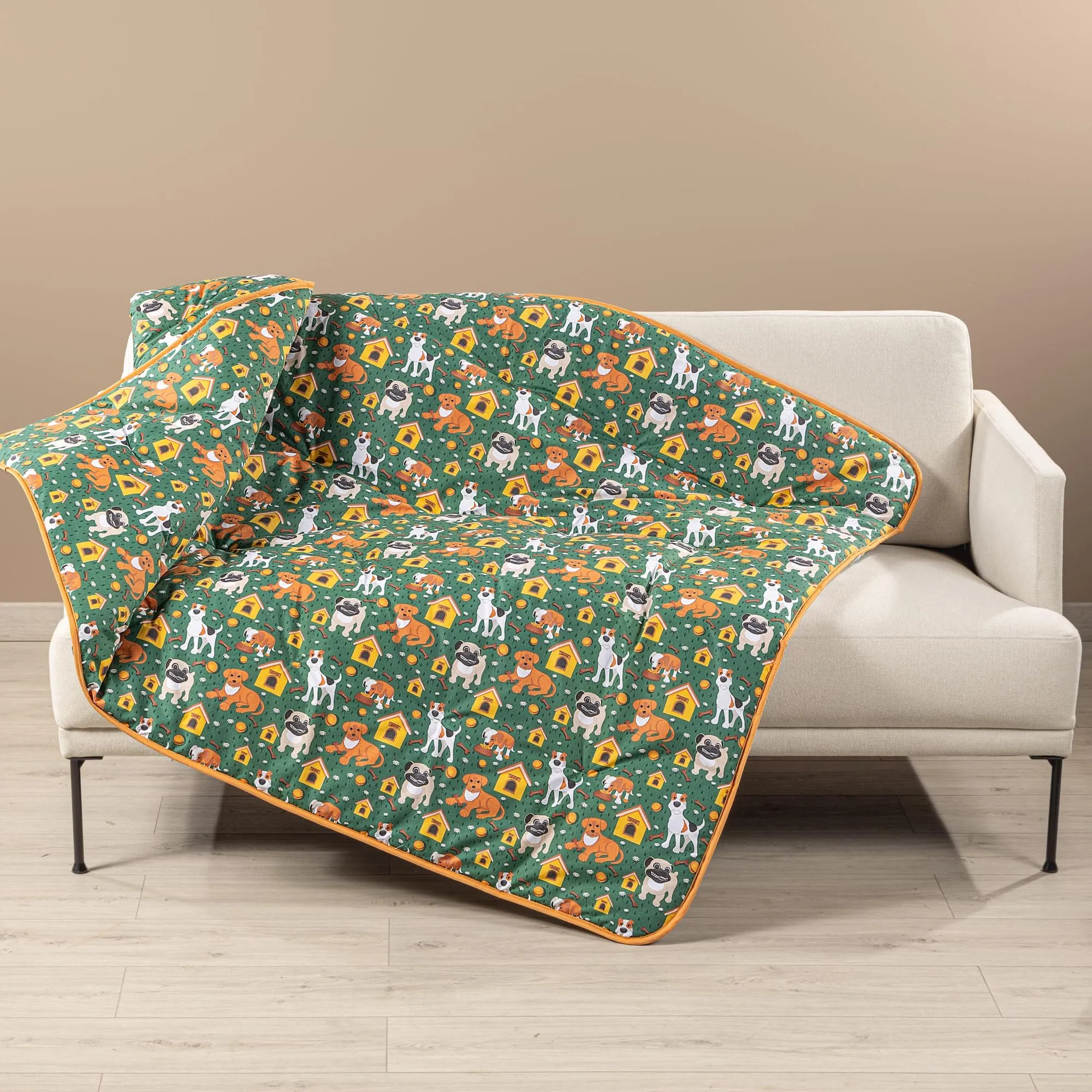 Caleffi - Copertina Cani, Coperta 130x100 cm in Cotone, Made in Italy - immagine 9