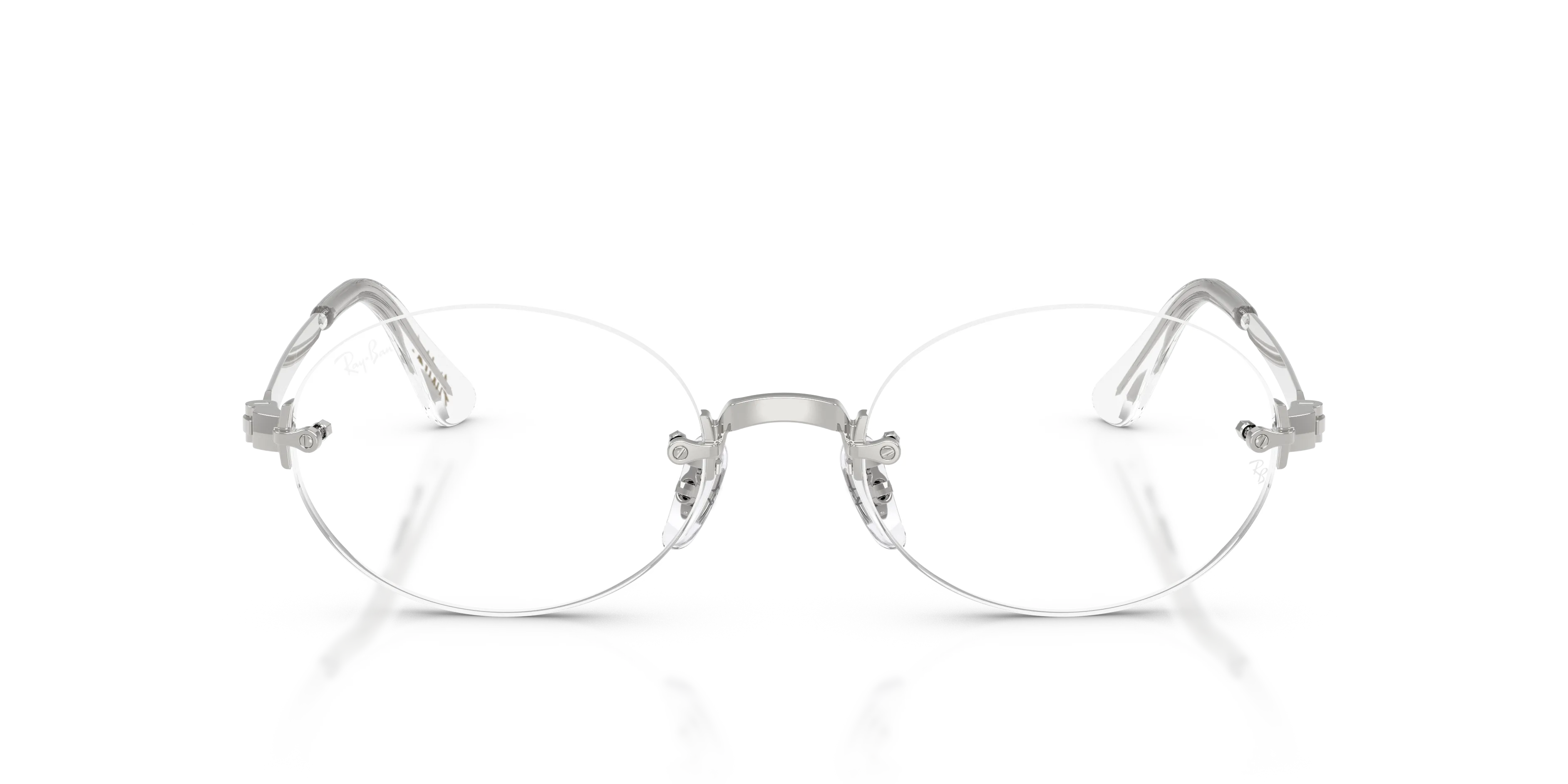 Ray - Ban A$AP Rocky RX3929V 2501 Montature da vista Metallo Argento Trasparente Squadrata Normale - immagine 3