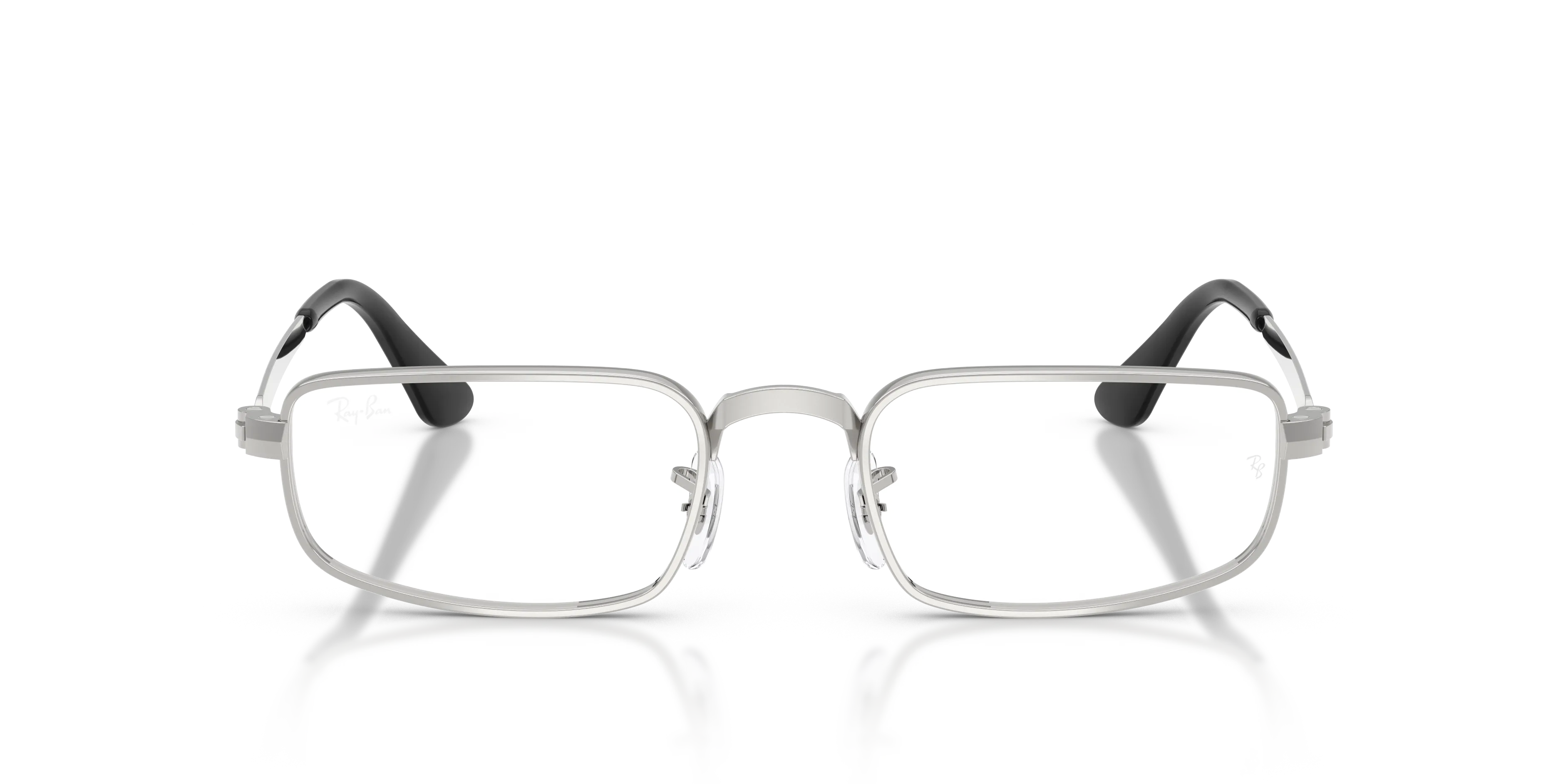 Ray - Ban A$AP Rocky RX3927V 2501 Montature da vista Metallo Argento Trasparente Rotonda Normale - immagine 3
