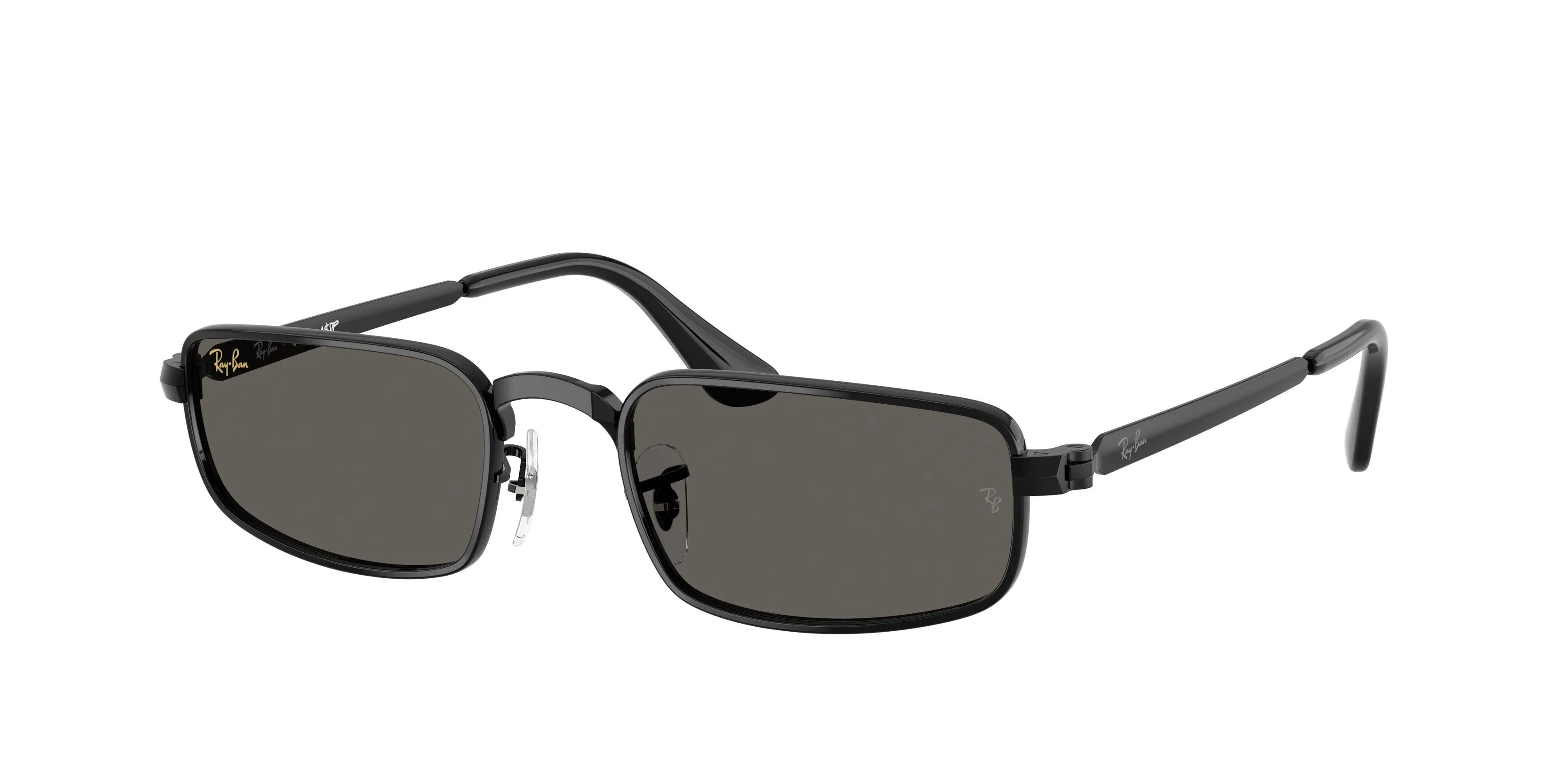 Ray - Ban A$AP Rocky RB3927 002/J5 Occhiali da sole Metallo Nero Grigio Pillow Normale - immagine 1