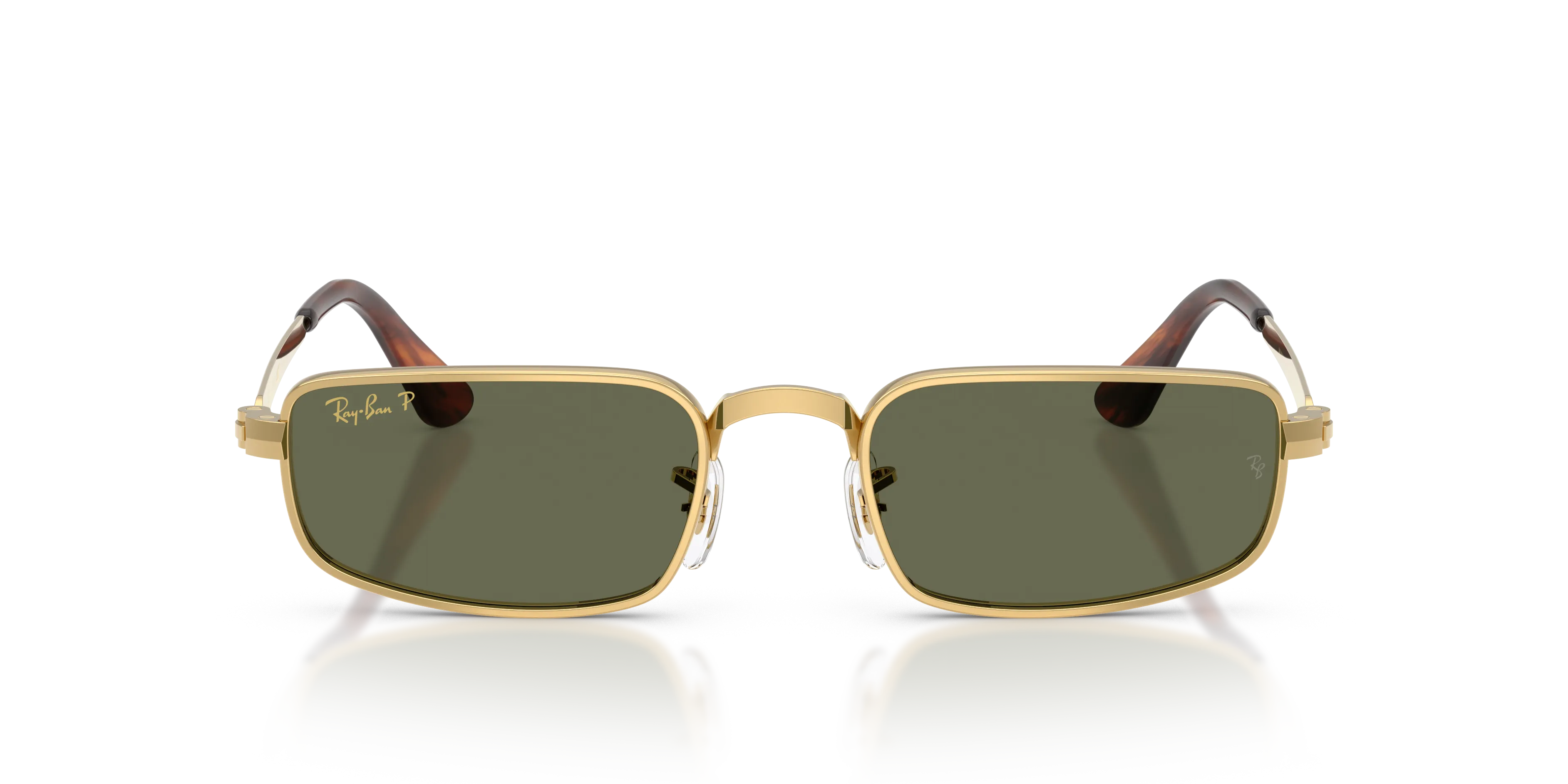 Ray - Ban A$AP Rocky RB3927 001/58 Occhiali da sole Metallo Oro Verde Pillow Polarizzata - immagine 3