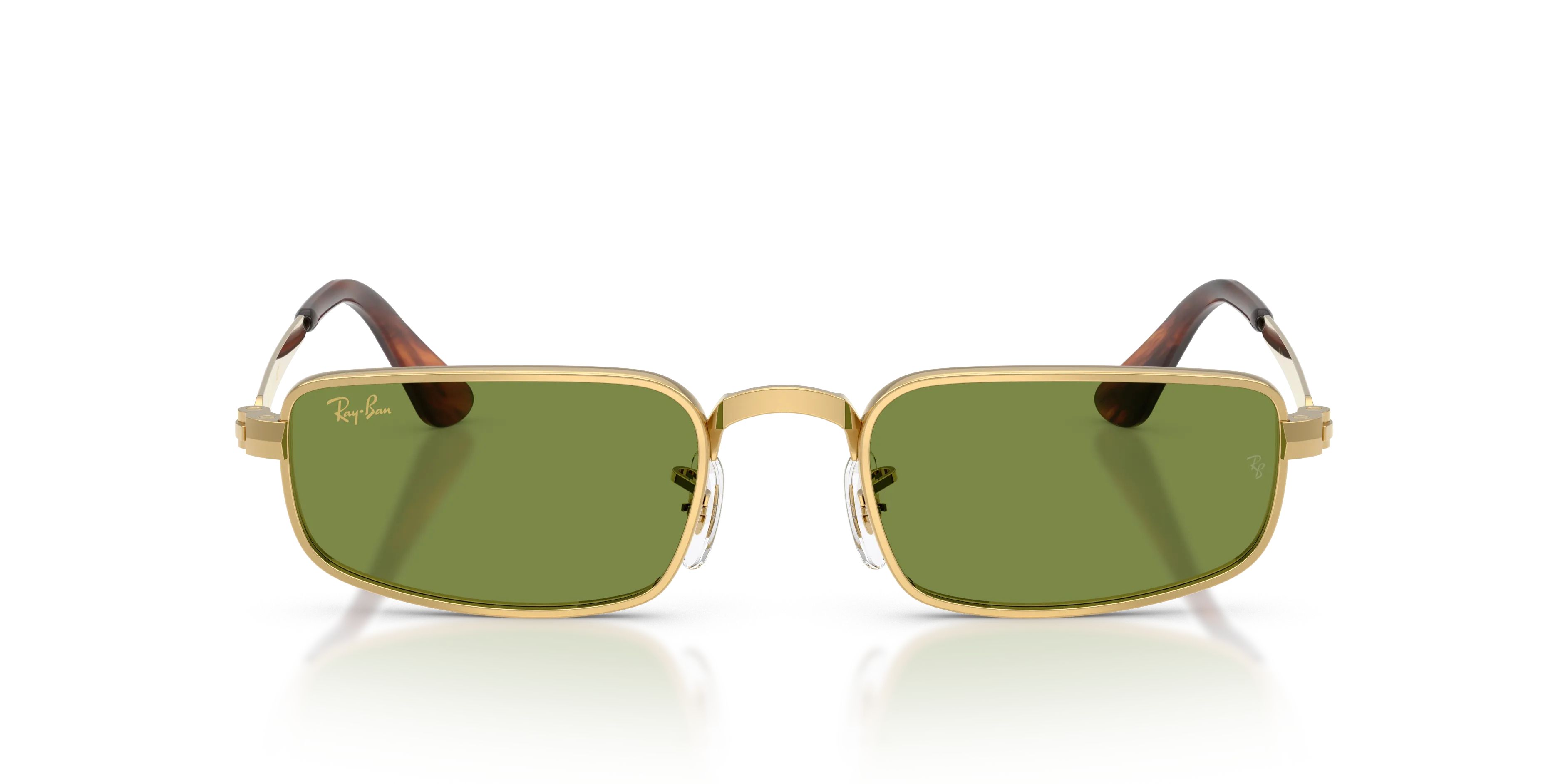 Ray - Ban A$AP Rocky RB3927 001/4E Occhiali da sole Metallo Oro Verde Pillow Normale - immagine 3