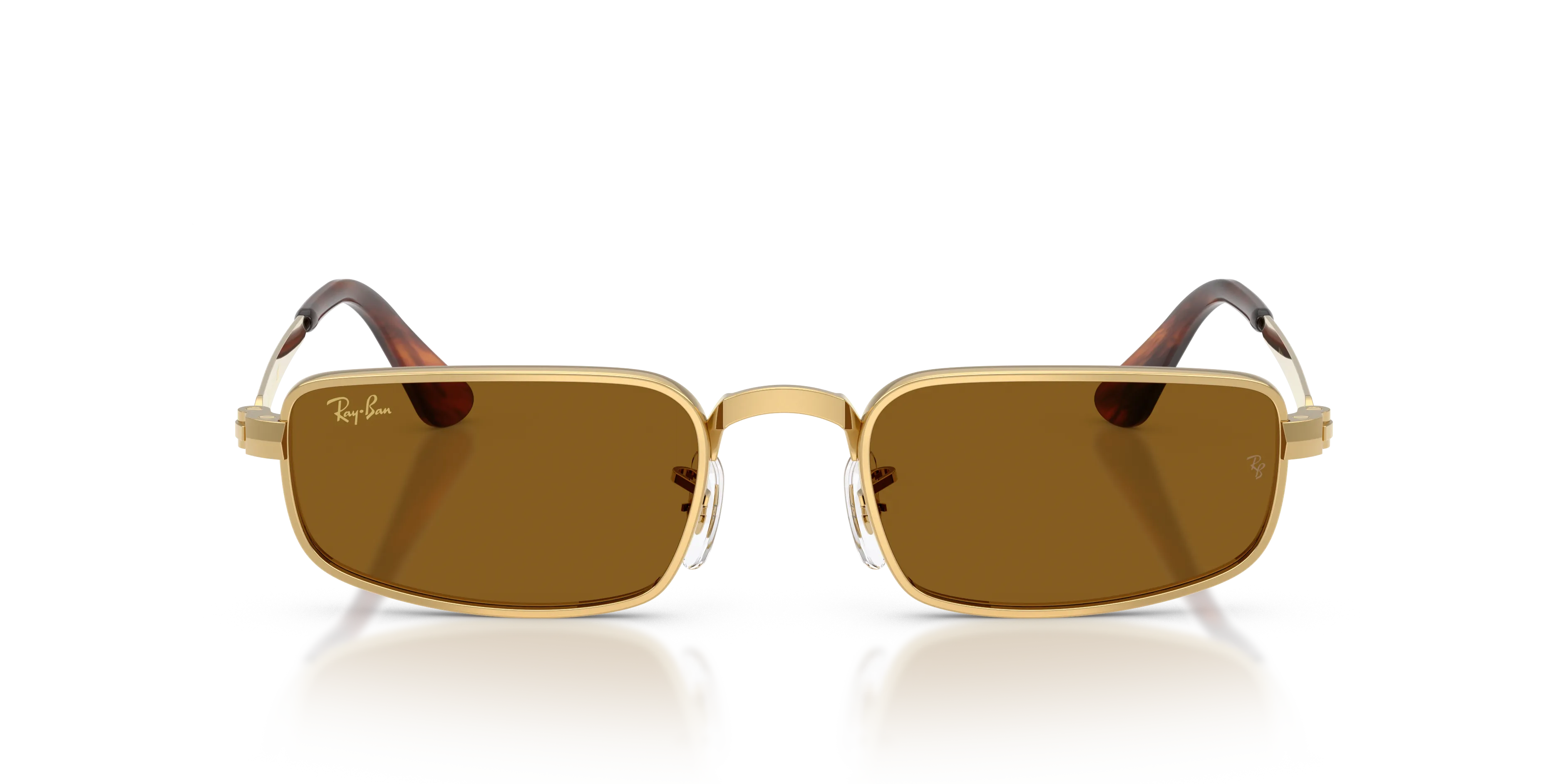 Ray - Ban A$AP Rocky RB3927 001/33 Occhiali da sole Metallo Oro Marrone Pillow Normale - immagine 3
