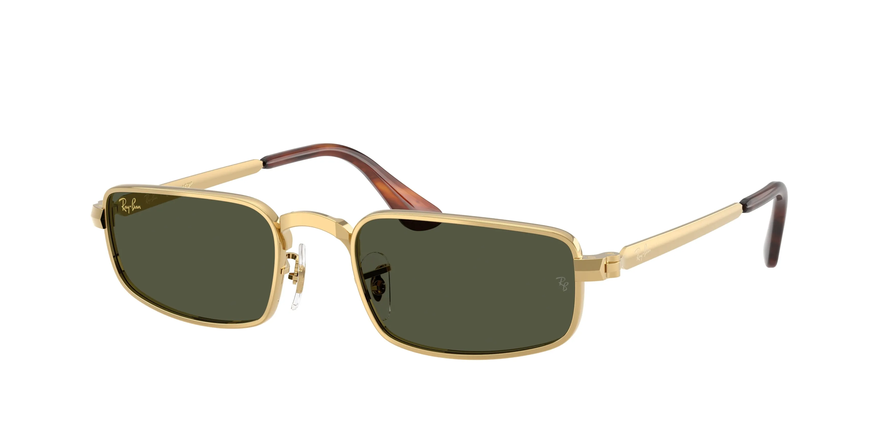 Ray - Ban A$AP Rocky RB3927 001/31 Occhiali da sole Metallo Oro Verde Pillow Normale - immagine 1