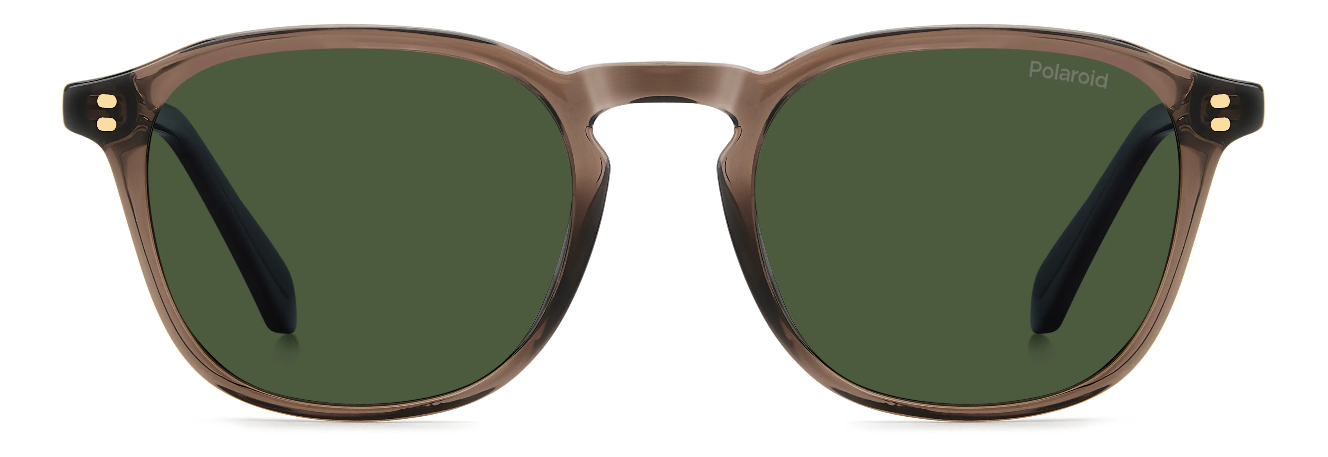 Polaroid PLD 4203/S/X 09Q/UC Occhiali da sole Acetato Marrone Verde Rotonda Polarizzata - immagine 2