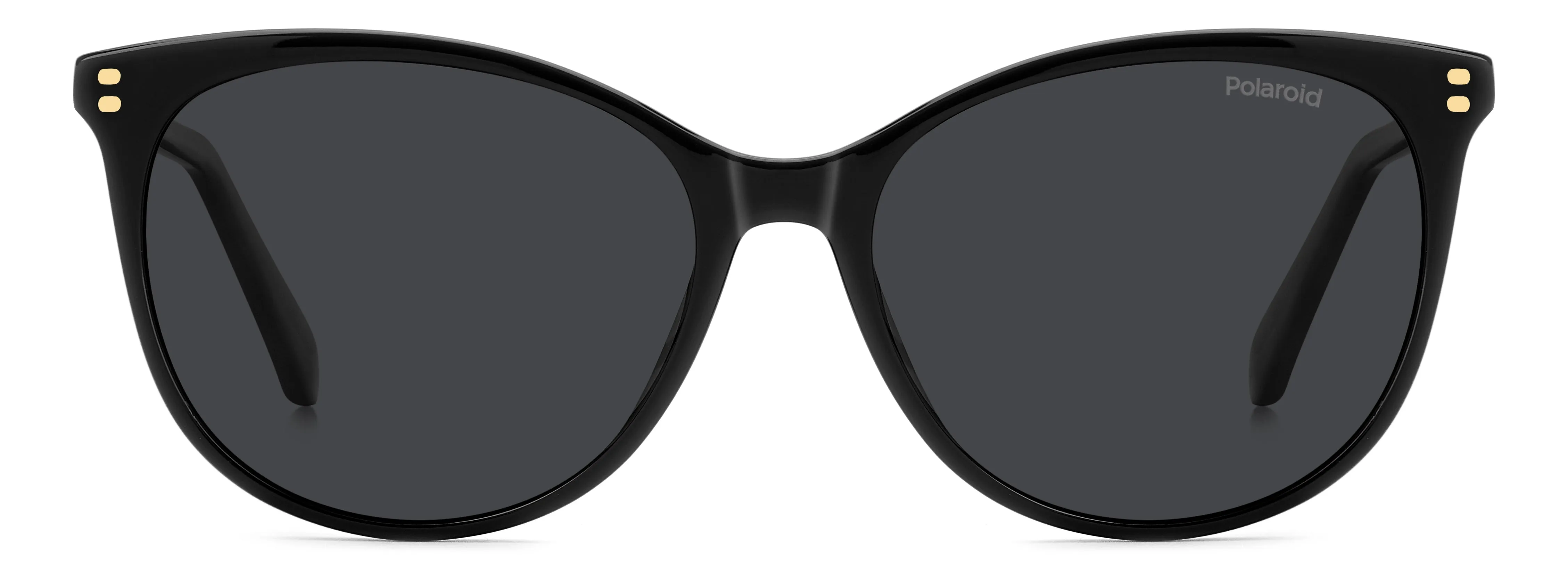 Polaroid PLD 4200/S/X 807/M9 Occhiali da sole Acetato Nero Grigio Cat Eye Polarizzata - immagine 2