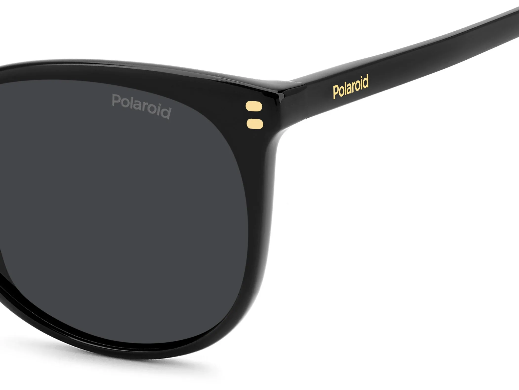 Polaroid PLD 4200/S/X 807/M9 Occhiali da sole Acetato Nero Grigio Cat Eye Polarizzata - immagine 4