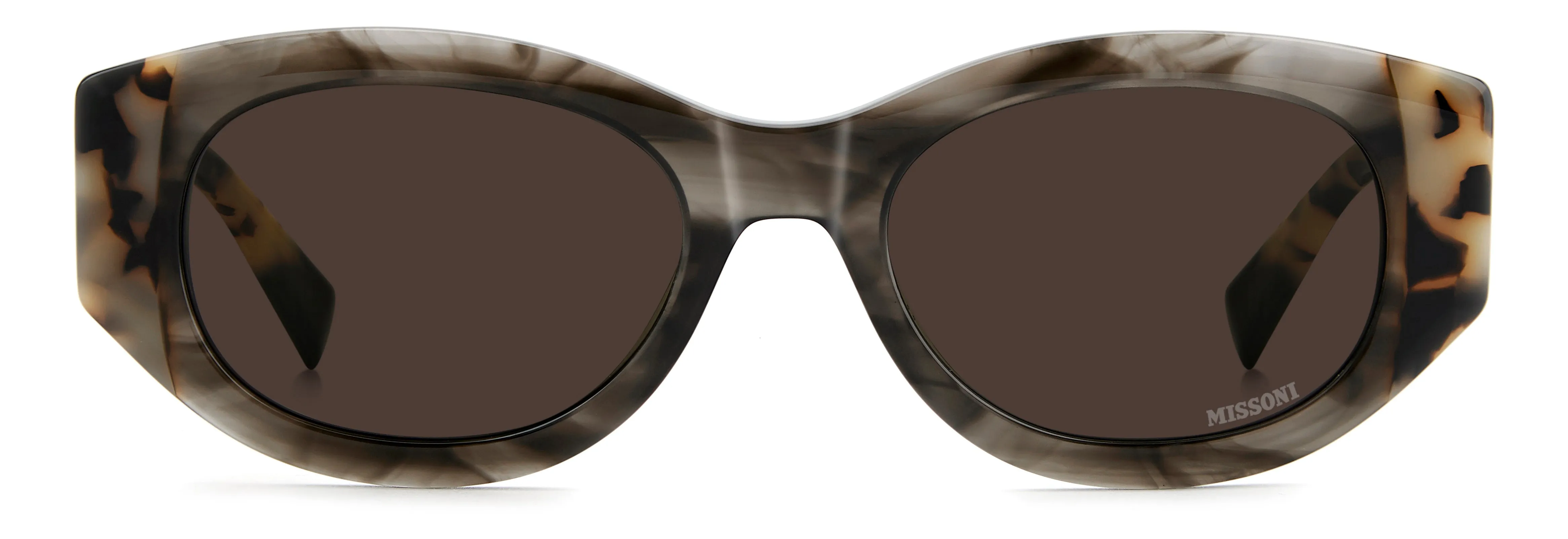 Missoni MIS 0272/S ACI/70 Occhiali da sole Acetato Grigio Marrone Rotonda Normale - immagine 2