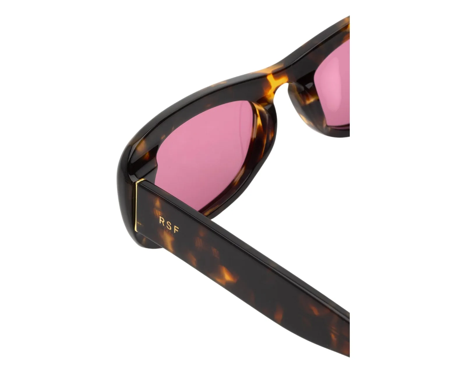 Retrosuperfuture FXO SUGO BURNT HAVANA Occhiali da sole Acetato Havana Rosa Squadrata Normale - immagine 3