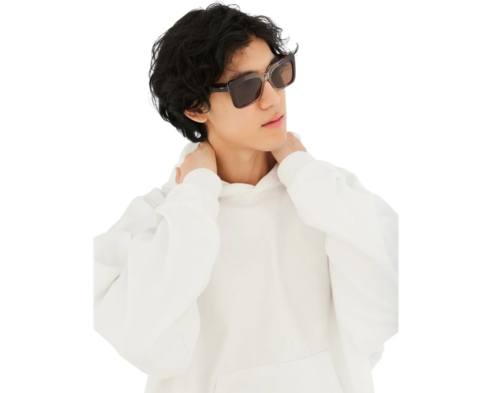 Retrosuperfuture DRW SENTA SIDE FADE Occhiali da sole Acetato Marrone Marrone Squadrata Normale - immagine 4