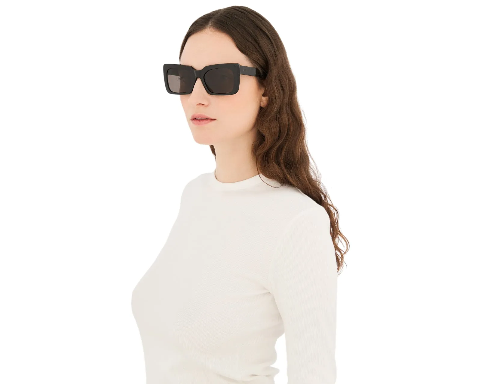 Retrosuperfuture ZGM SENTA BLACK Occhiali da sole Acetato Nero Nero Squadrata Normale - immagine 4