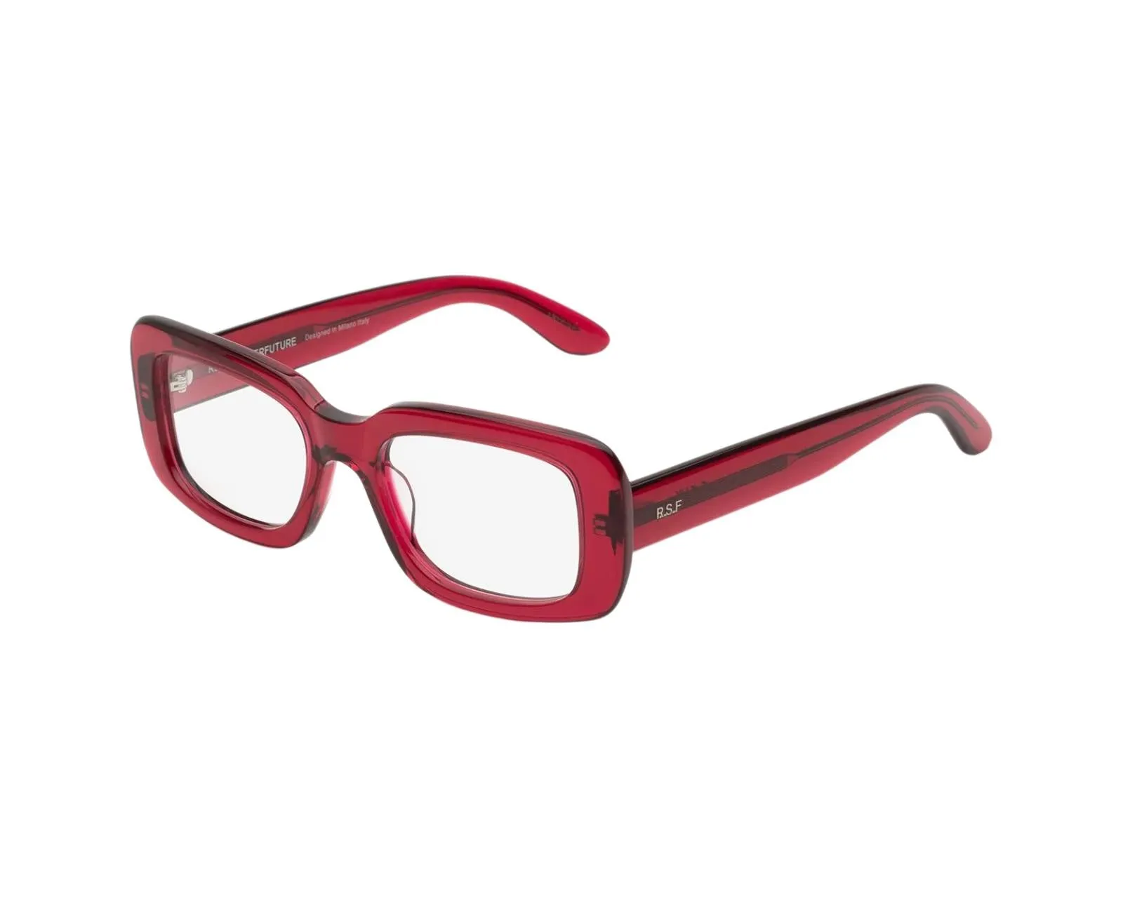 Retrosuperfuture ARX NUMERO 148 BORDEAUX Montature da vista Acetato Bordeaux Squadrata - immagine 1