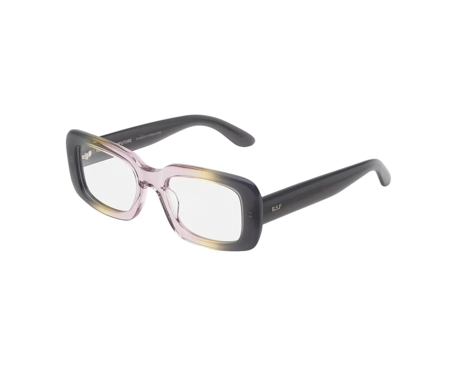 Retrosuperfuture I4V NUMERO 148 SIDE FADE Montature da vista Acetato Grigio Squadrata - immagine 1