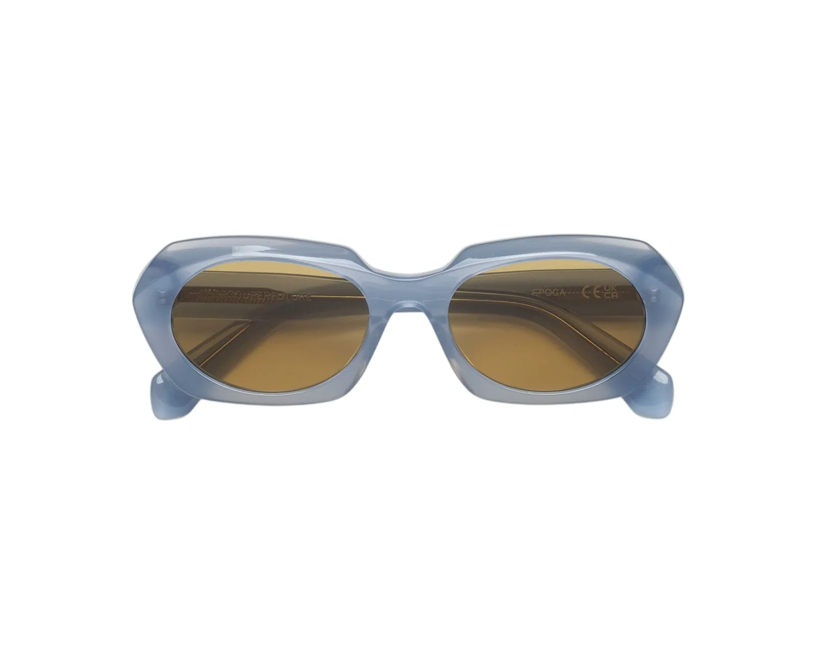 Retrosuperfuture GQP EPOCA BELLA Occhiali da sole Acetato Azzurro Marrone Geometrica Normale - immagine 2