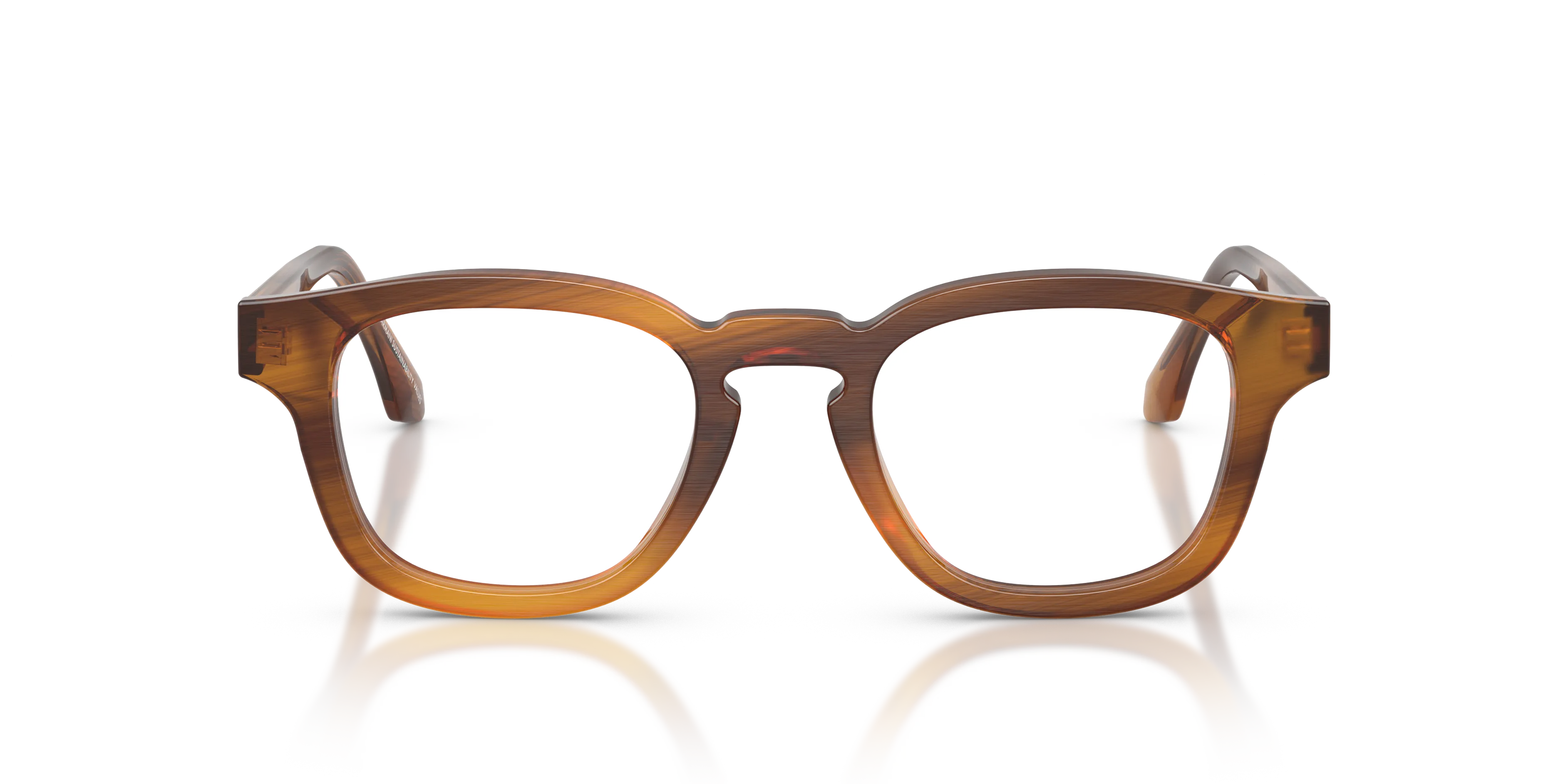 Giorgio Armani AR7291U 6163 Montature da vista Acetato Tartaruga Trasparente Pillow Normale - immagine 3