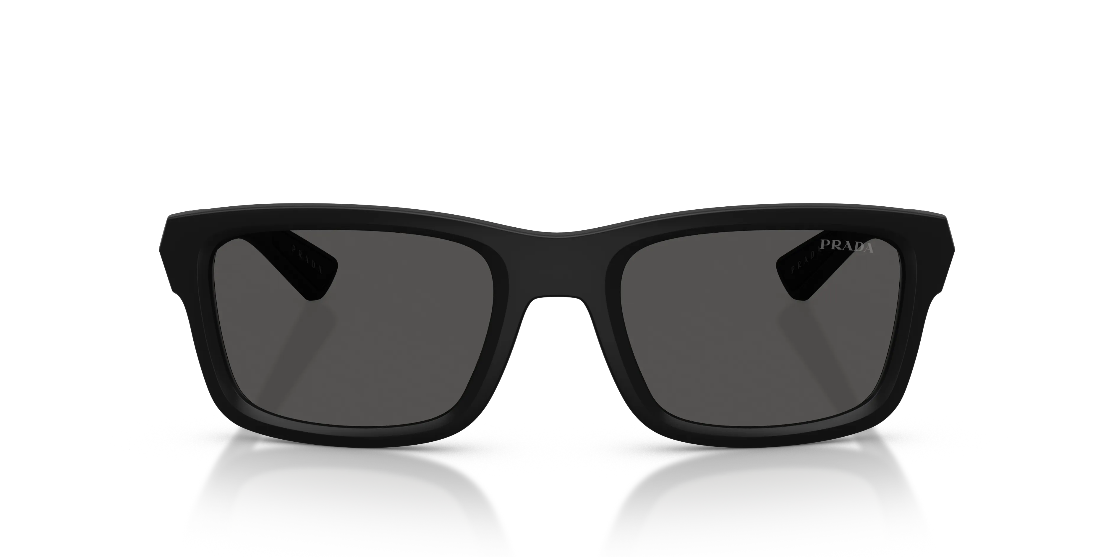 Prada Linea Rossa PS B10S 1BO08Z Occhiali da sole Iniettato Nero Grigio Geometrica Normale - immagine 3