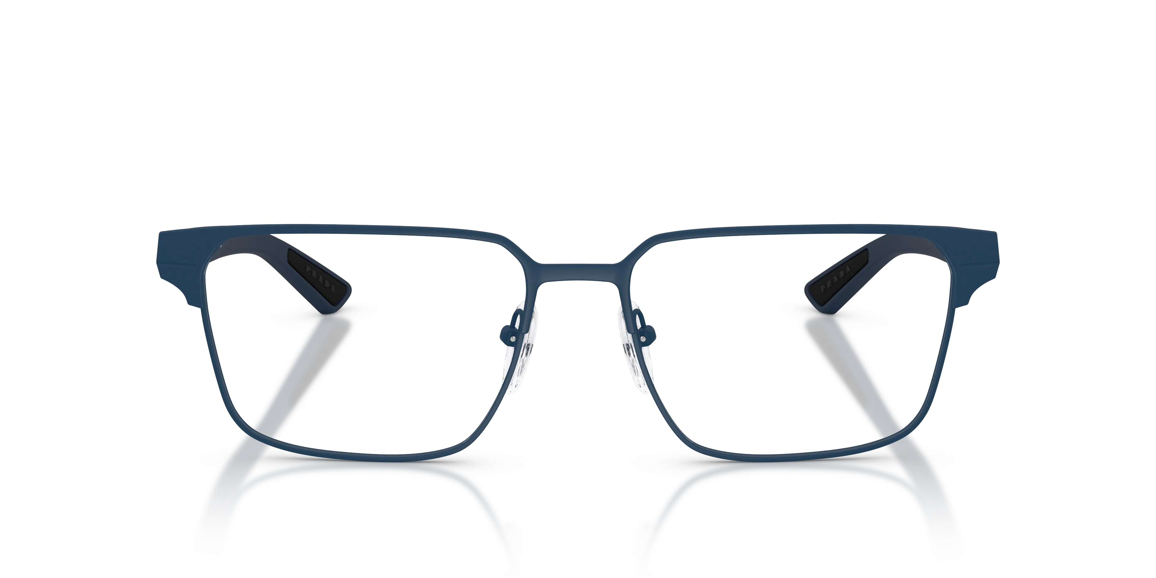 Prada Linea Rossa PS 50TV TFY1O1 Montature da vista Metallo Blu Trasparente Squadrata Normale - immagine 3