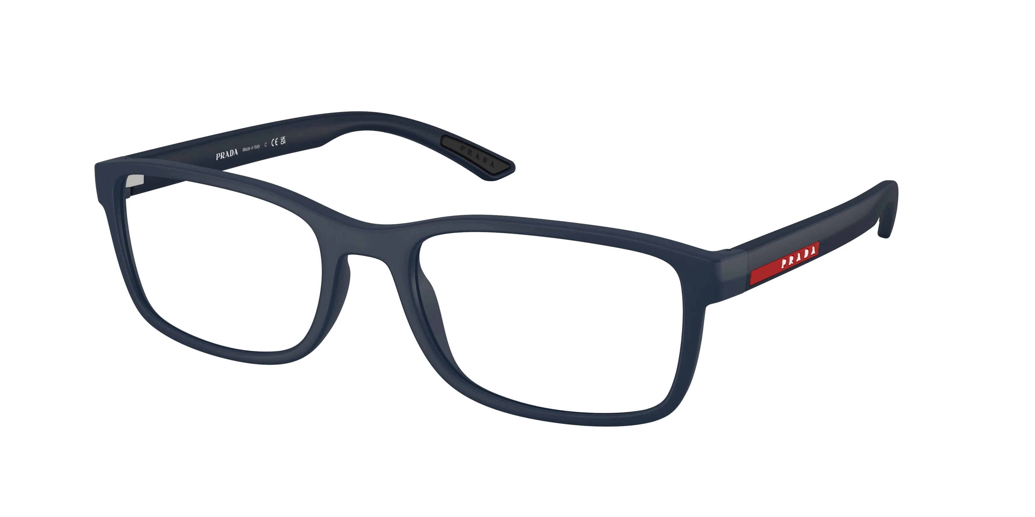 Prada Linea Rossa PS 06RV MAG1O1 Montature da vista Iniettato Blu Trasparente Pillow Normale - immagine 1