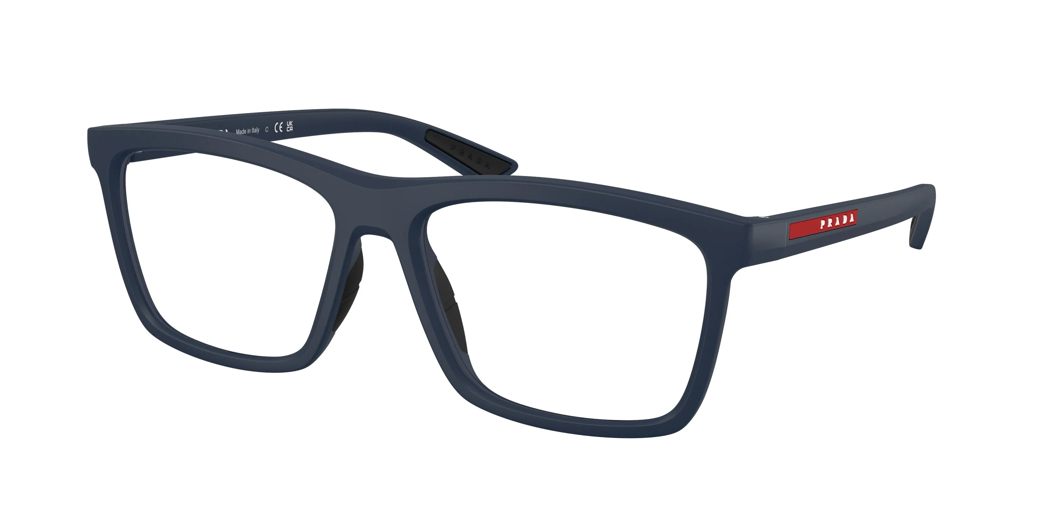 Prada Linea Rossa PS 01TV MAG1O1 Montature da vista Iniettato Blu Trasparente Pillow Normale - immagine 1
